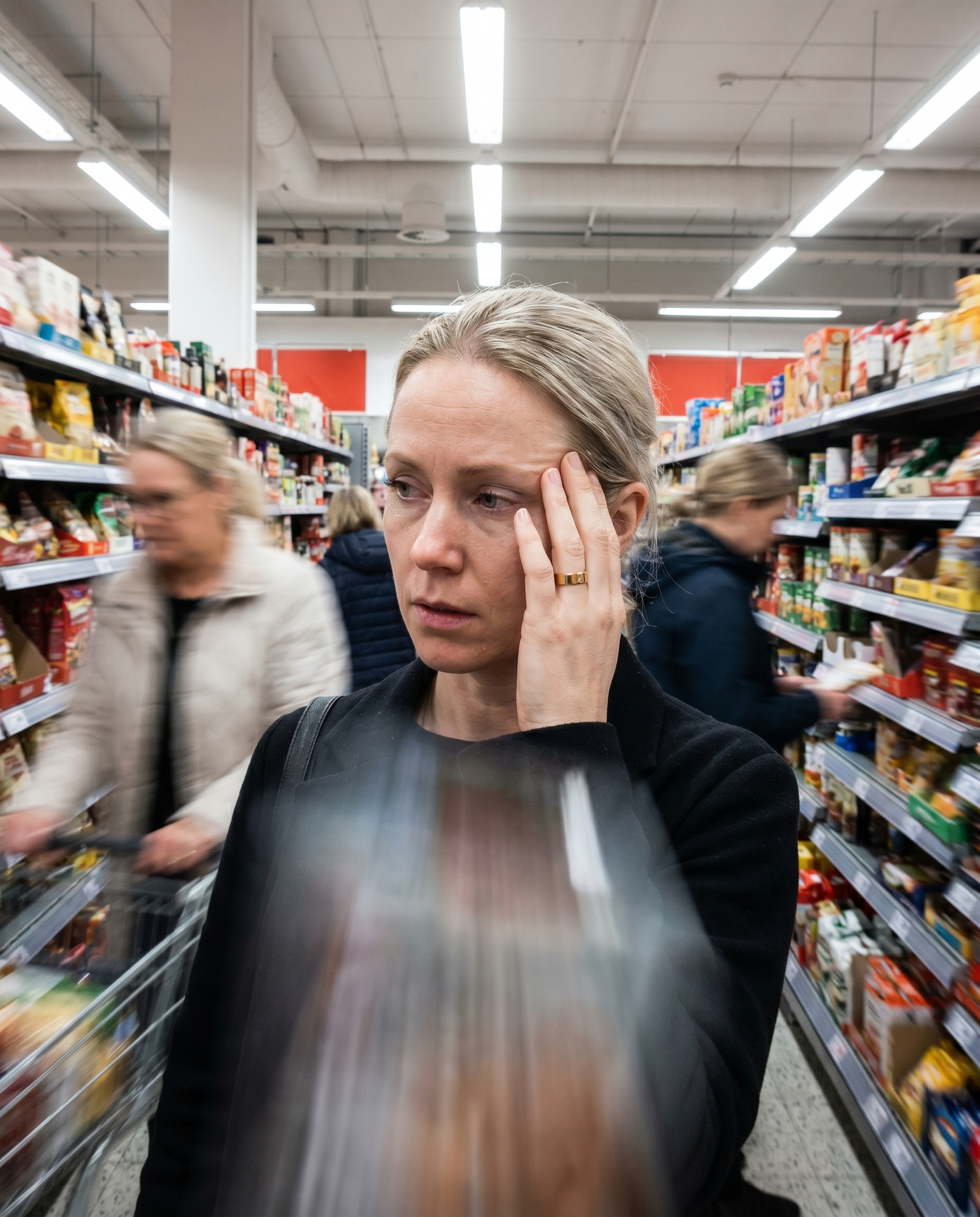 Sensorisk överbelastning i en butik