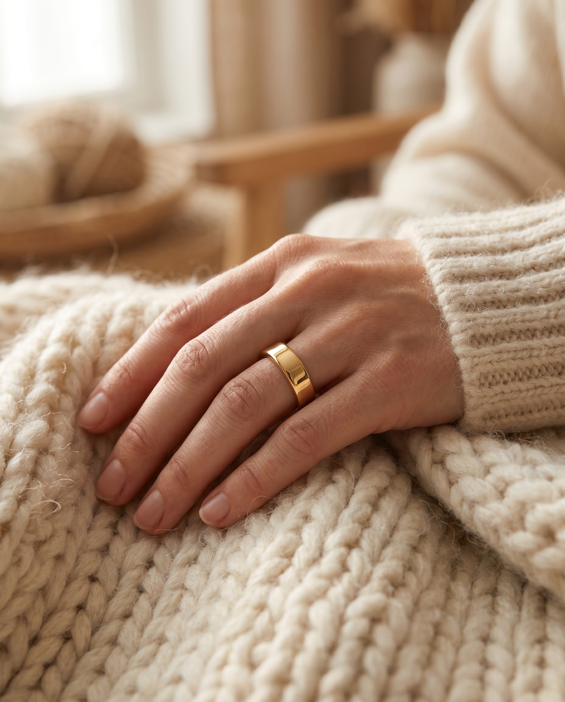 Magneva-ringen diskret på handen