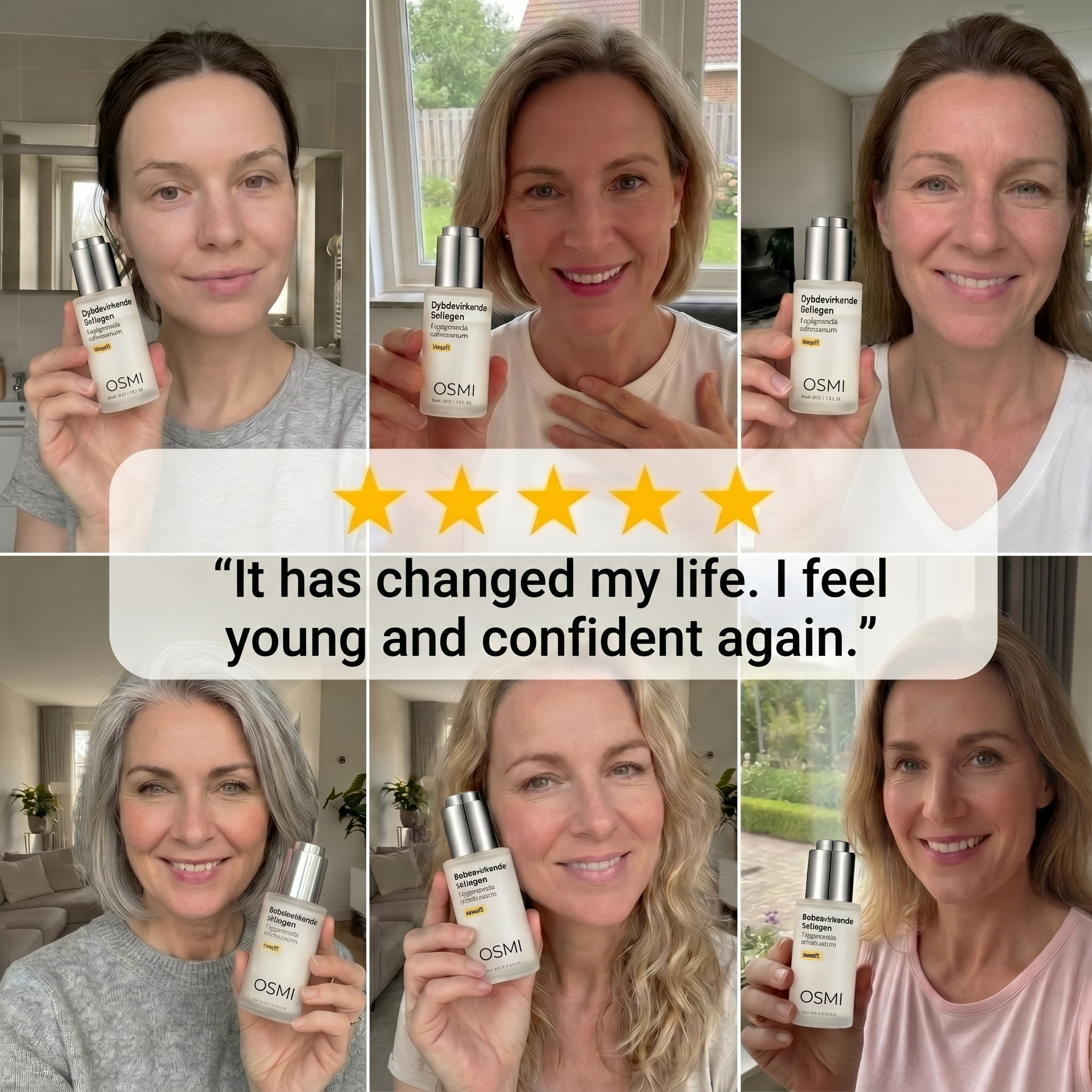 Applying the serum