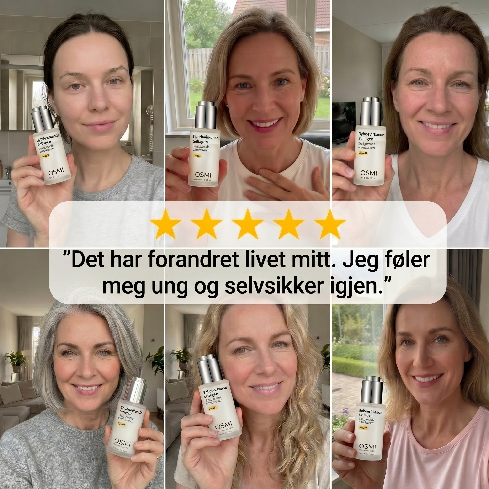 Påføring av serumet