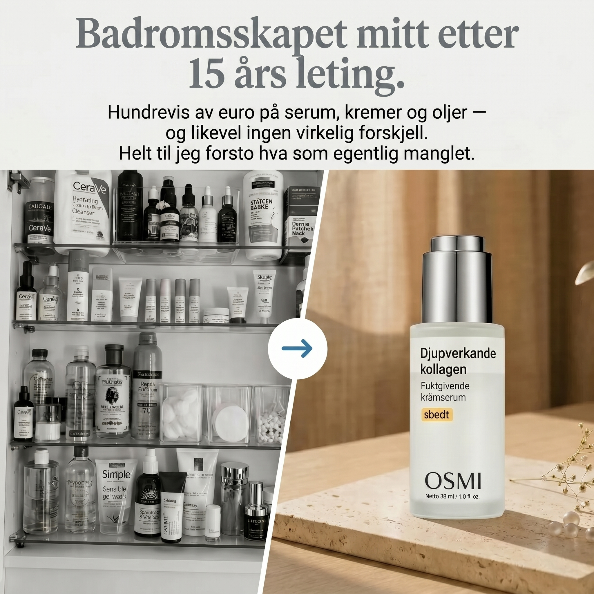 Om natten henter huden seg inn