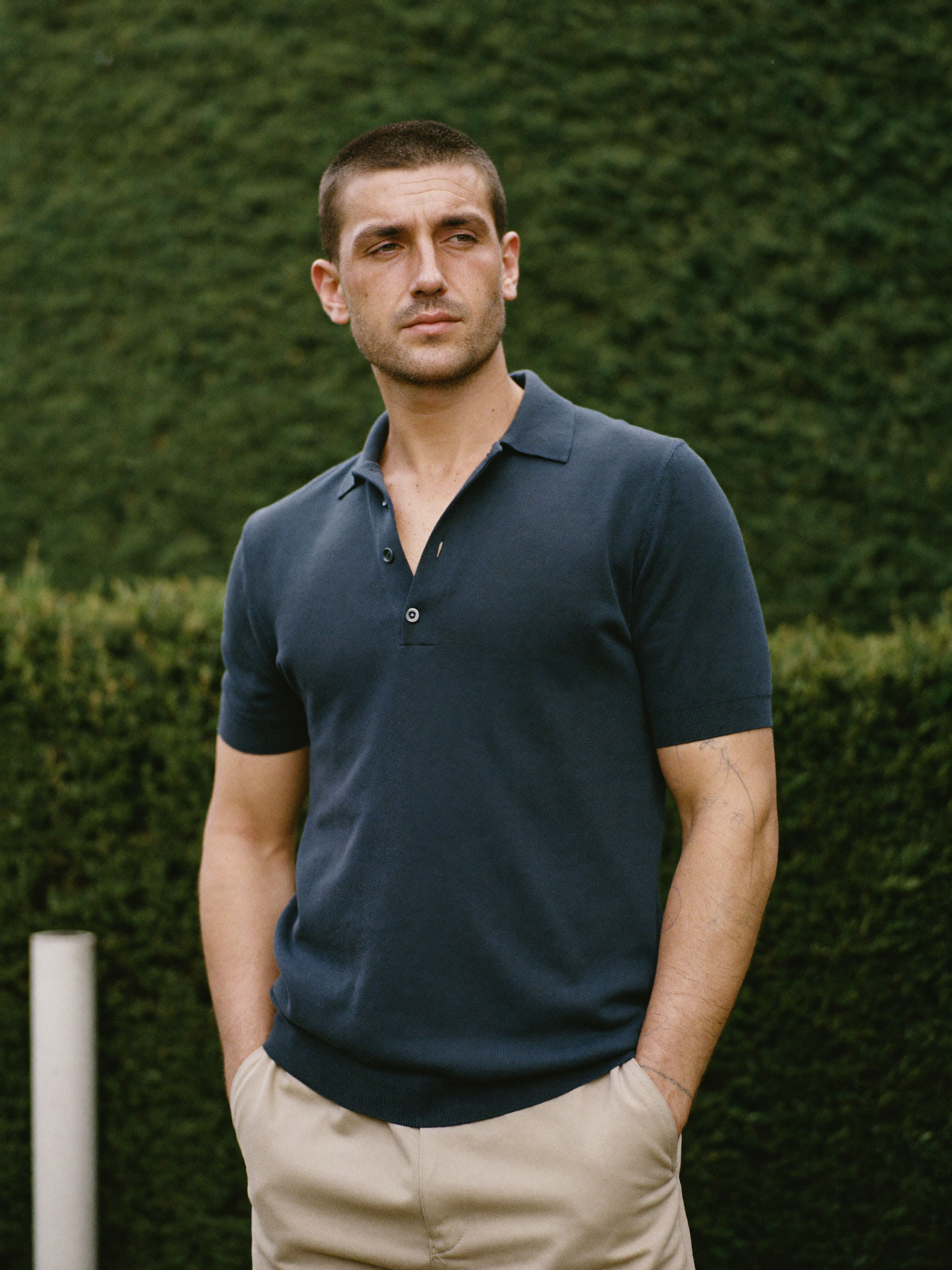 Herren Poloshirt zu Chino