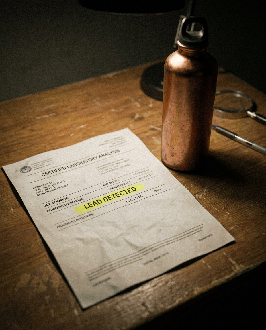 Some popular copper bottles tested positive for lead.