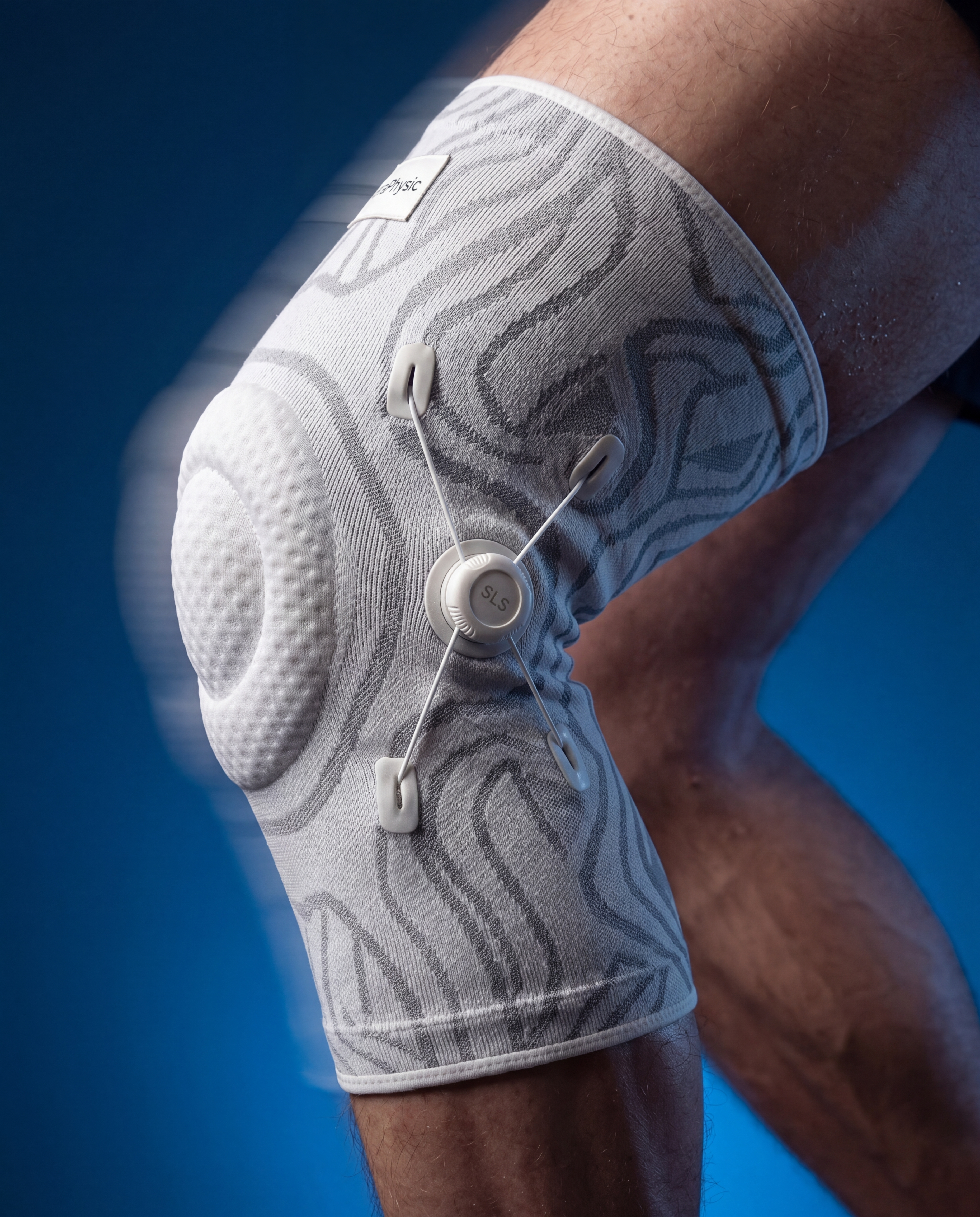 TheraPhysic Smart Knee Brace on the knee