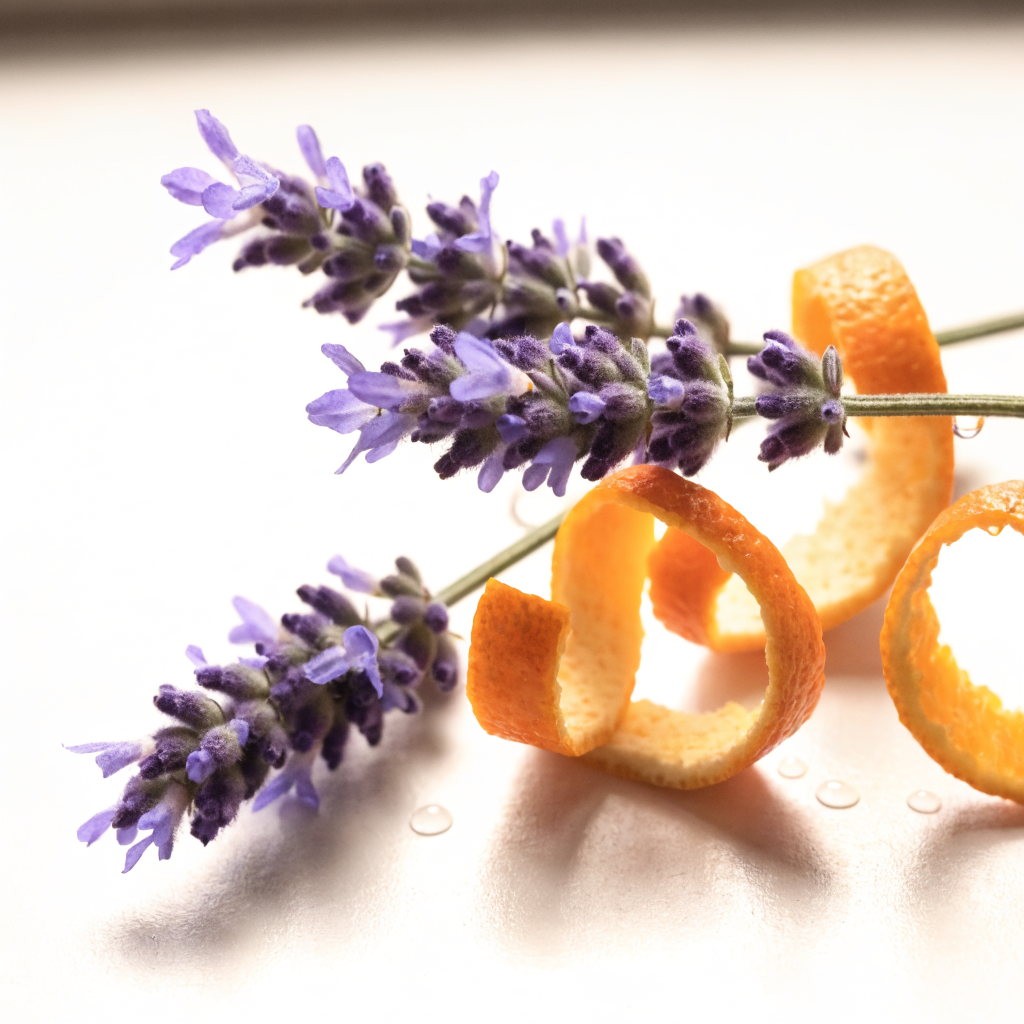 Lavender and orange peel