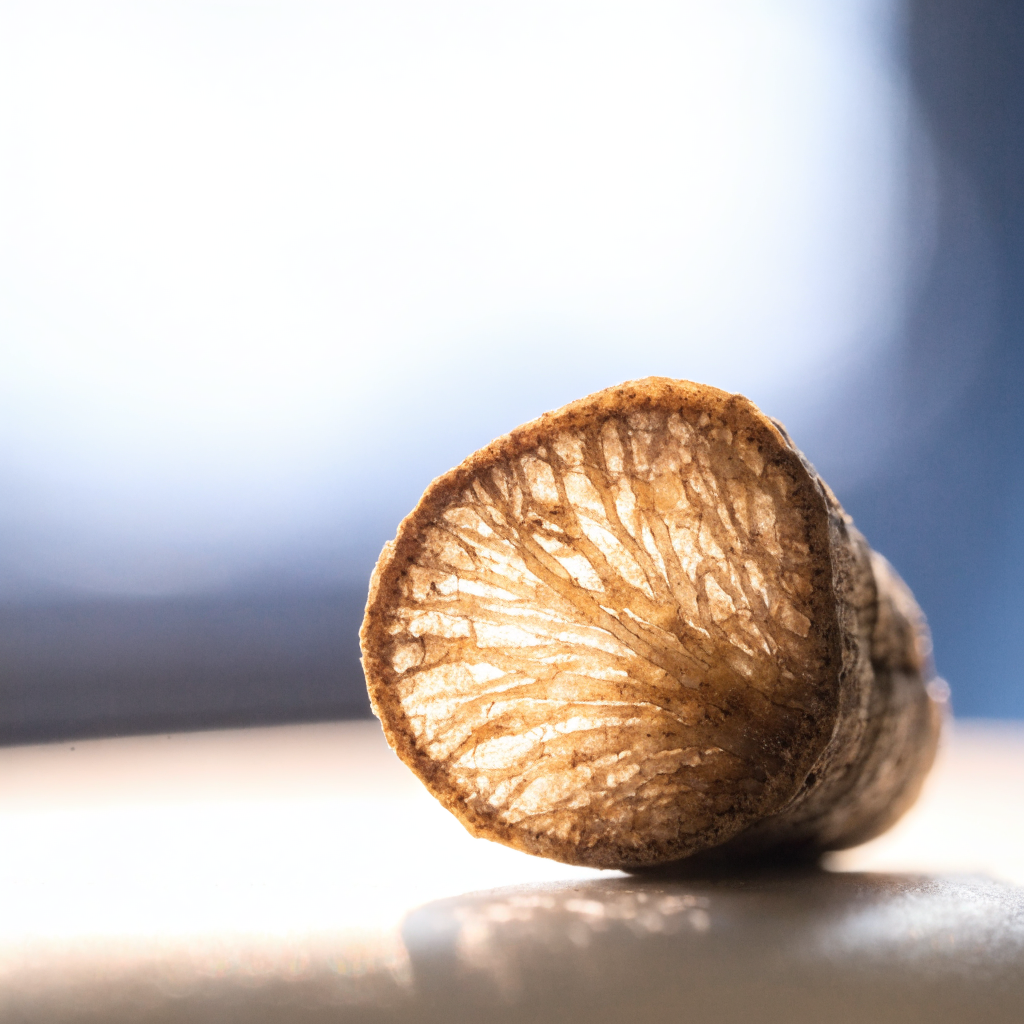 Rhodiola root cross-section