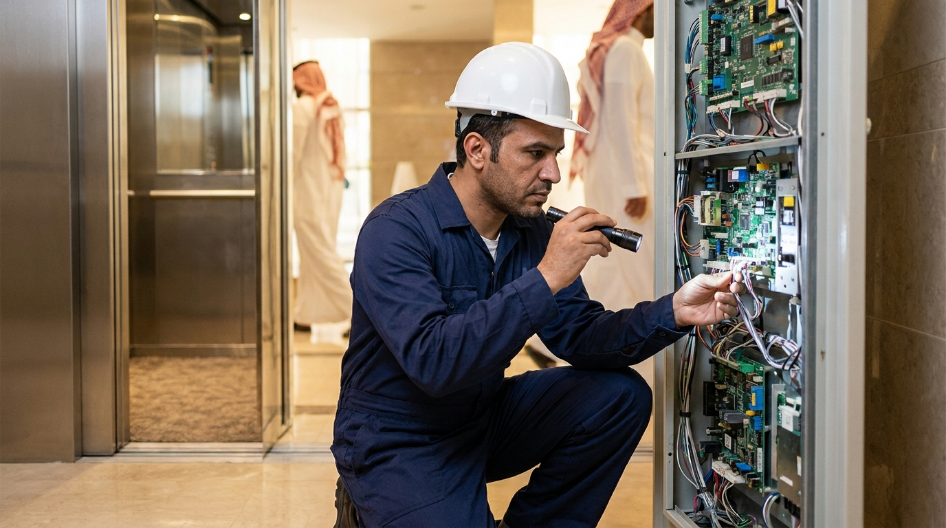 5 علامات تخبرك أن مصعدك يحتاج صيانة فورية