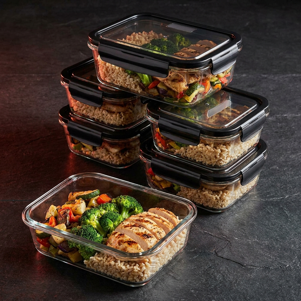 Weekly meal prep boxes delivered to your room