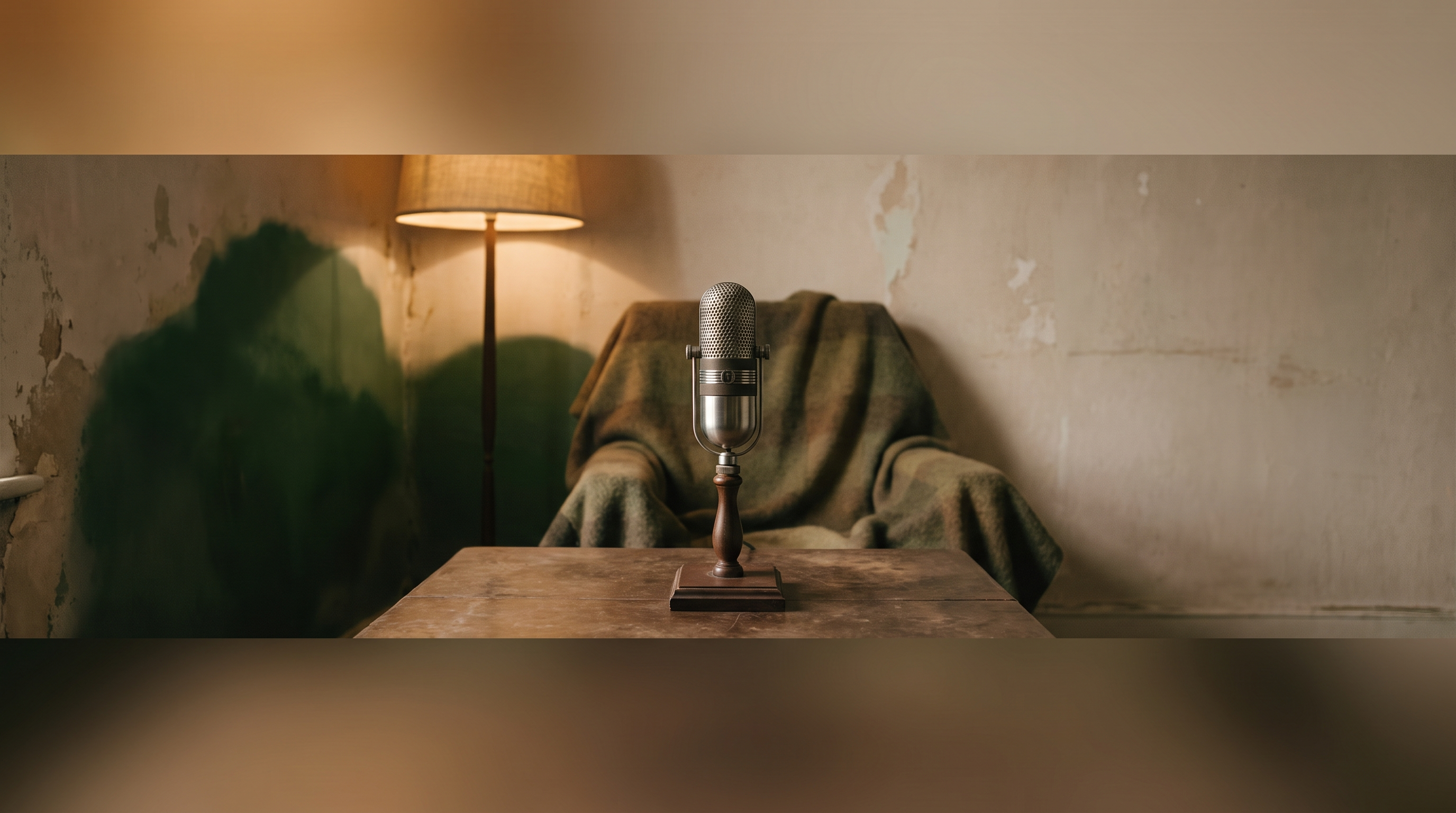 Für einen Podcast starten reicht wenig: ein Mikrofon in einem ruhigen Zimmer