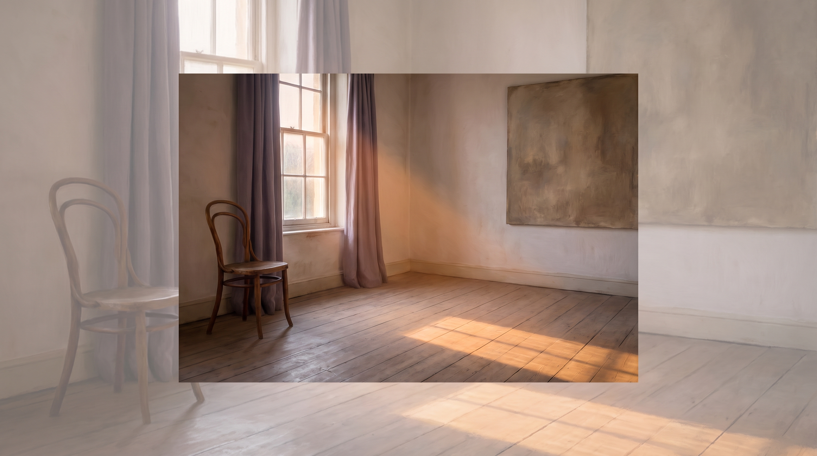 Über Verlust schreiben: ein leerer Stuhl am Fenster