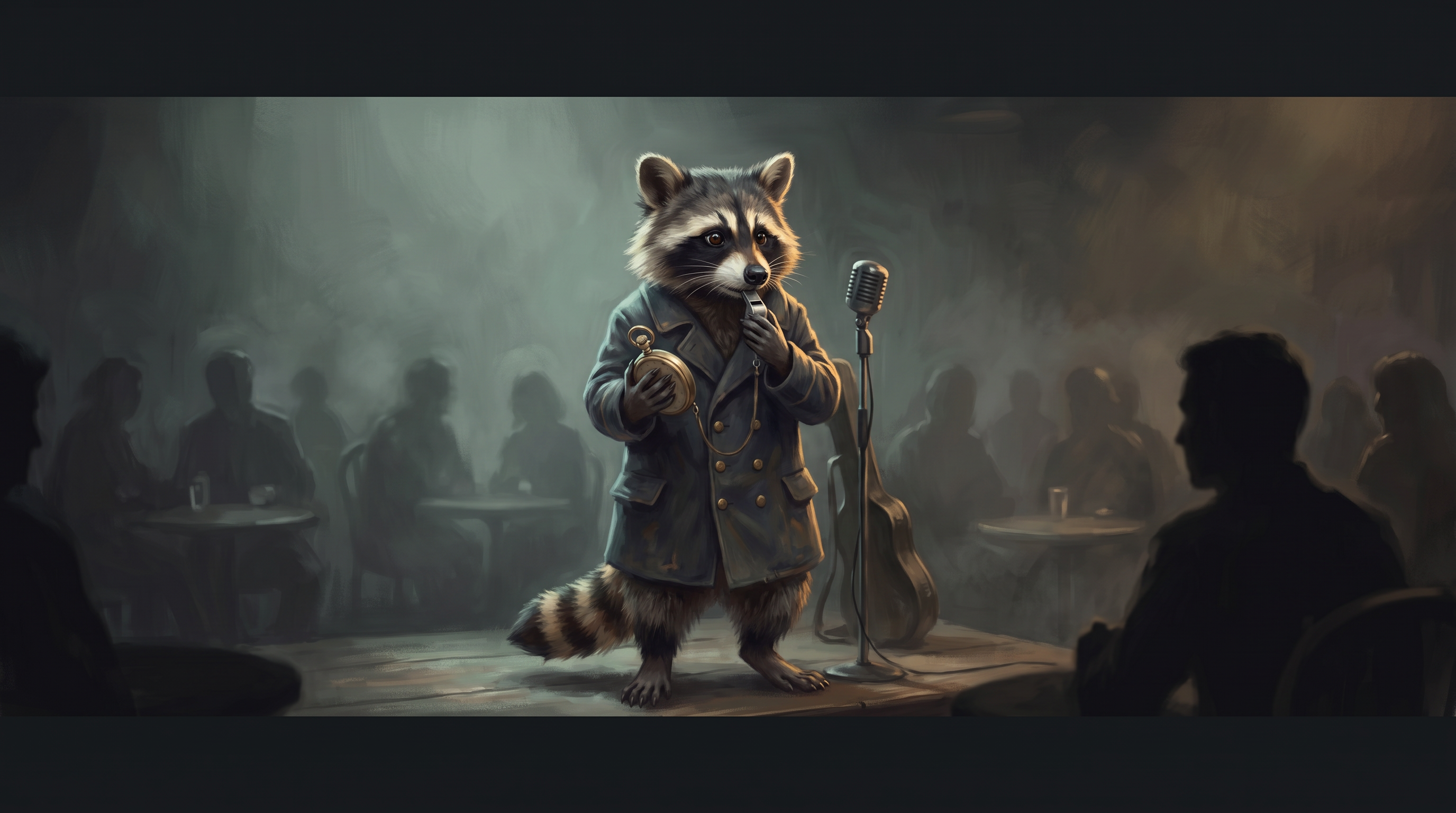Text hat jemanden verletzt: der Waschbär bemerkt eine Reaktion im Saal