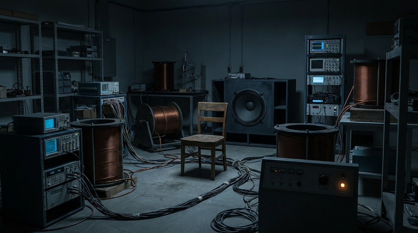 Cover for The "Haunt" Project: An Attempt to Build a "Haunted" Room by Manipulating Complex Electromagnetic Fields and Infrasound