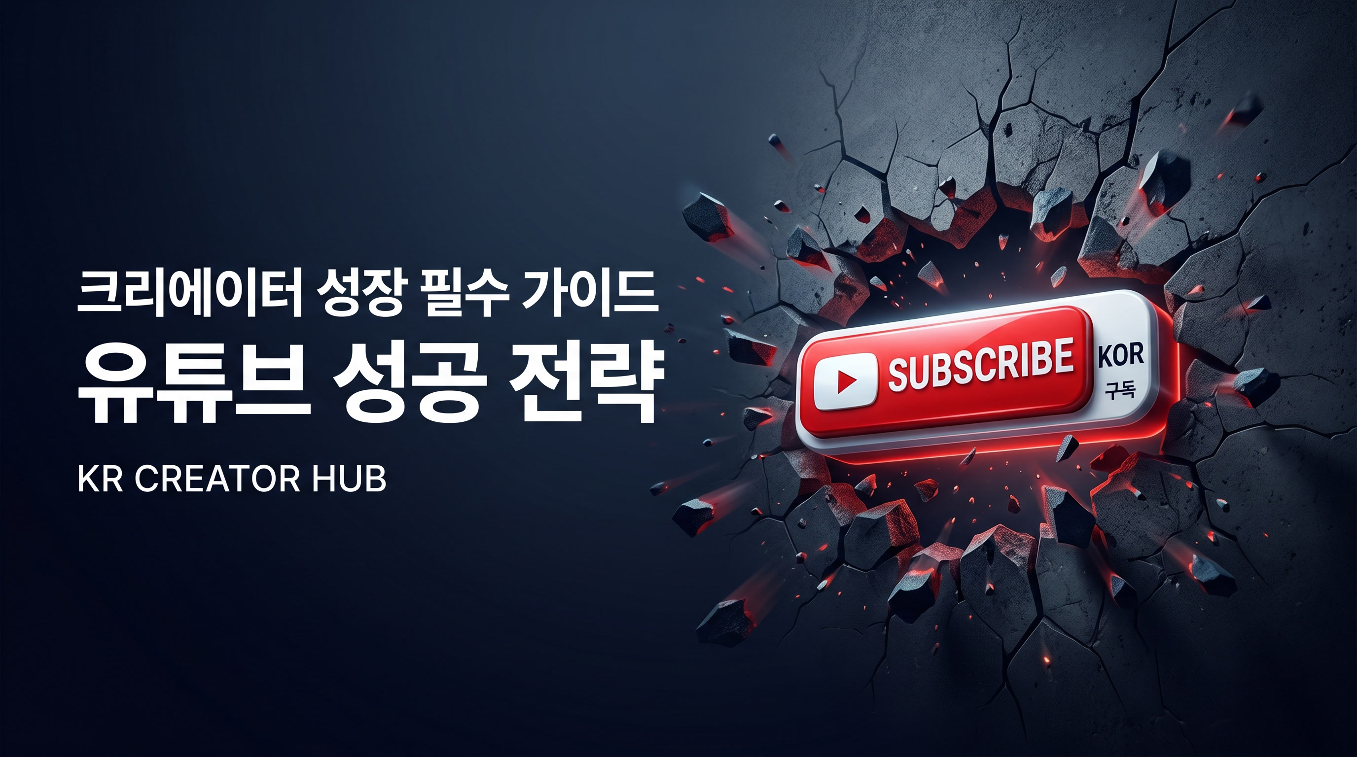 유튜브 구독자 500명 벽을 못 뚫는 진짜 이유 (그리고 해결책)
