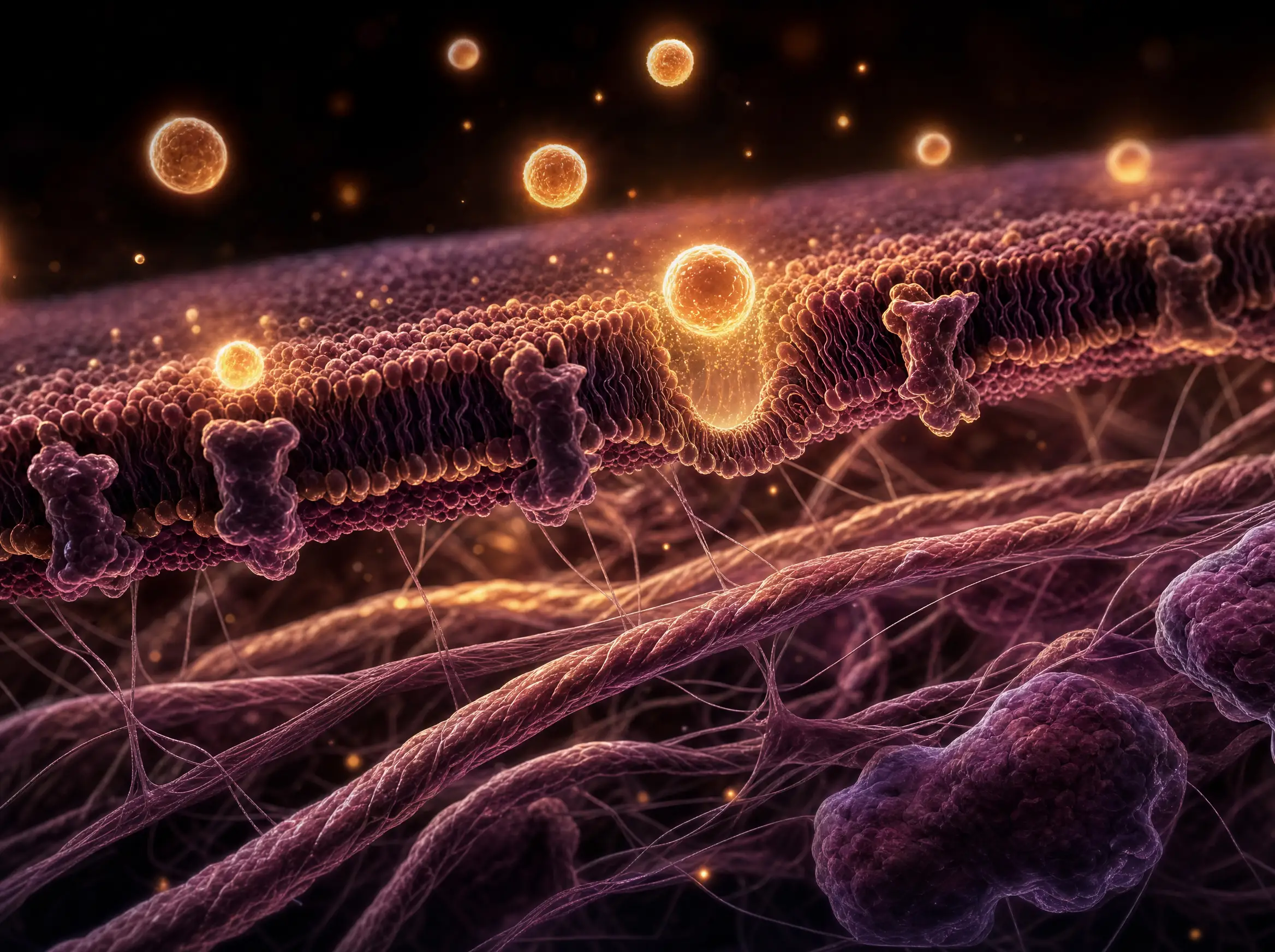 Calcium and skin cells at molecular level