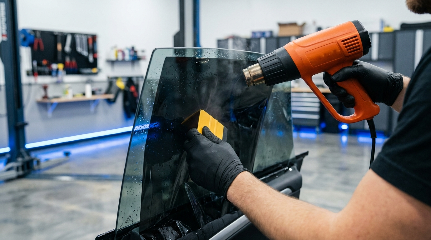 Ceramic window tint installation