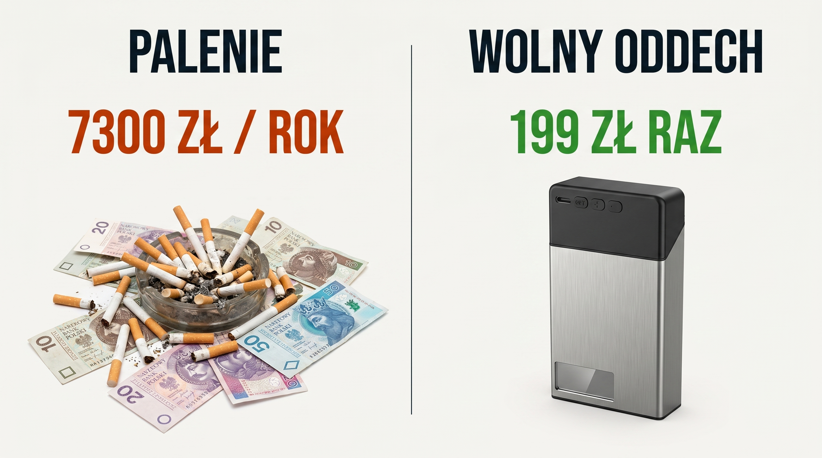 Koszty palenia vs produkt