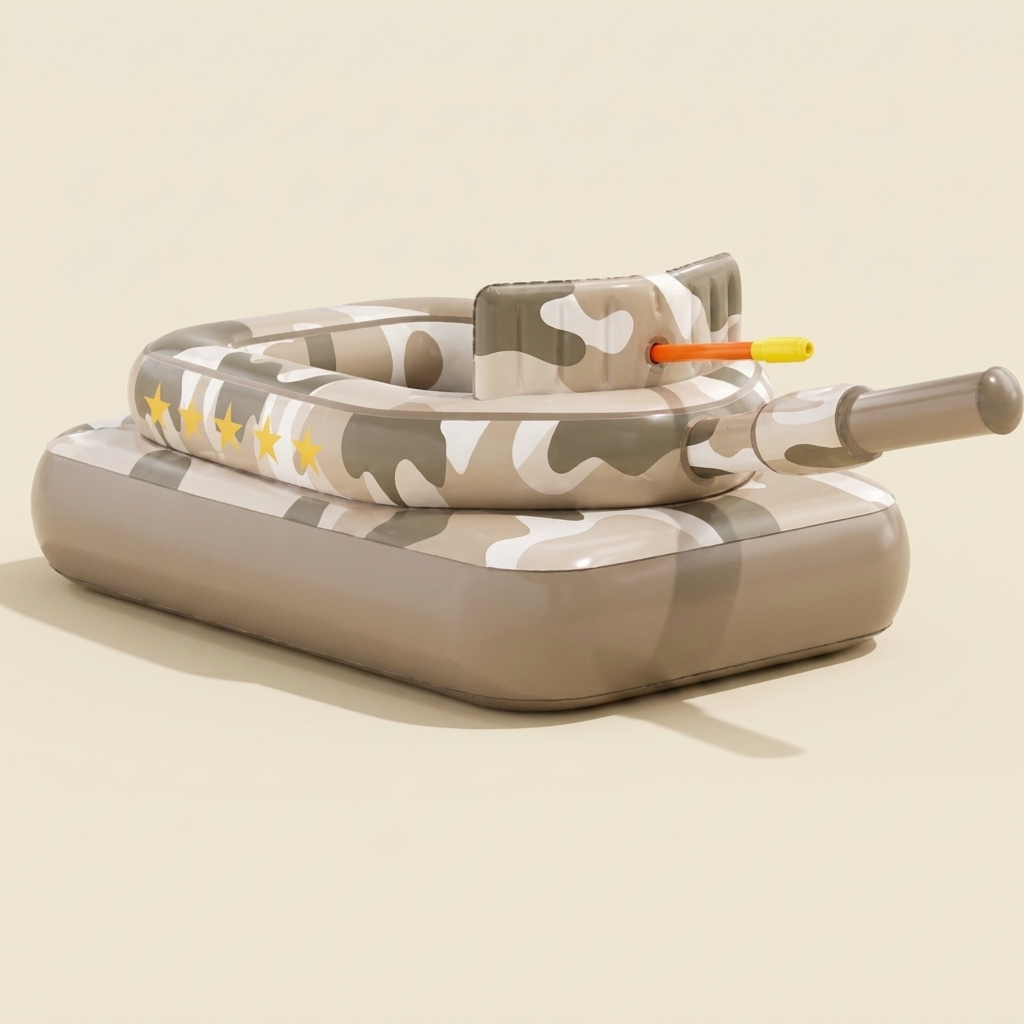 War Floaty Tank — Desert Camo