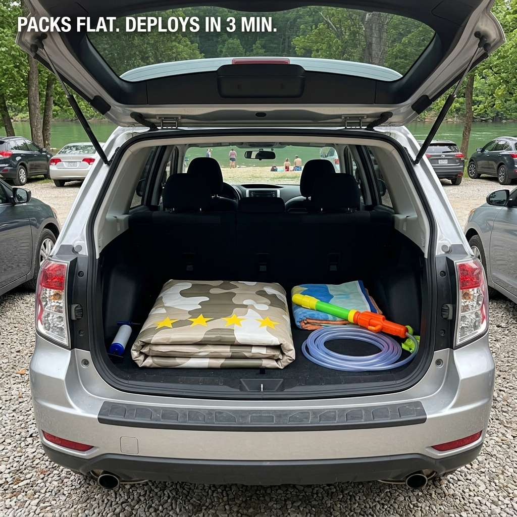Packs flat