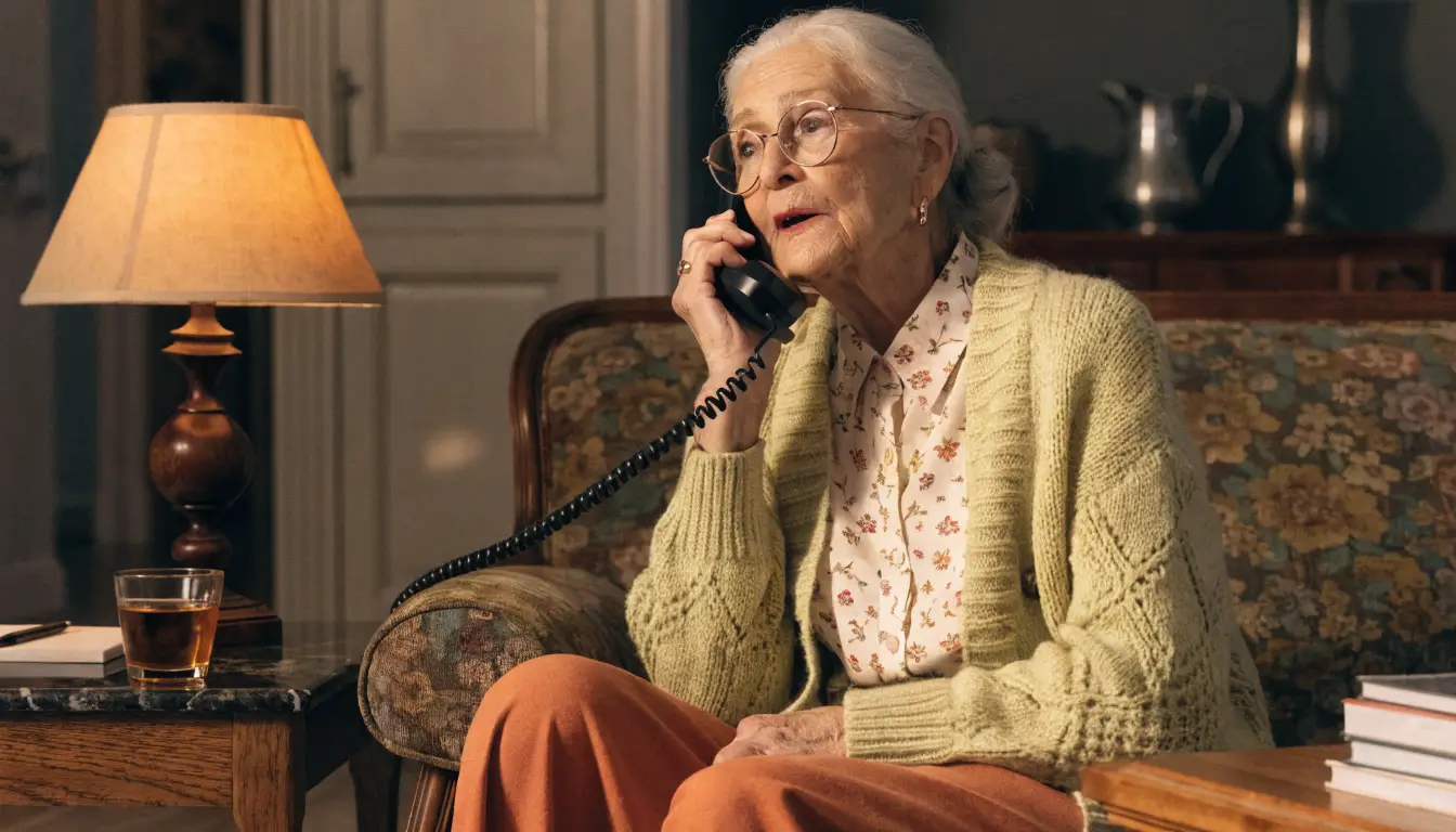 Senior calling after seeing a TV ad