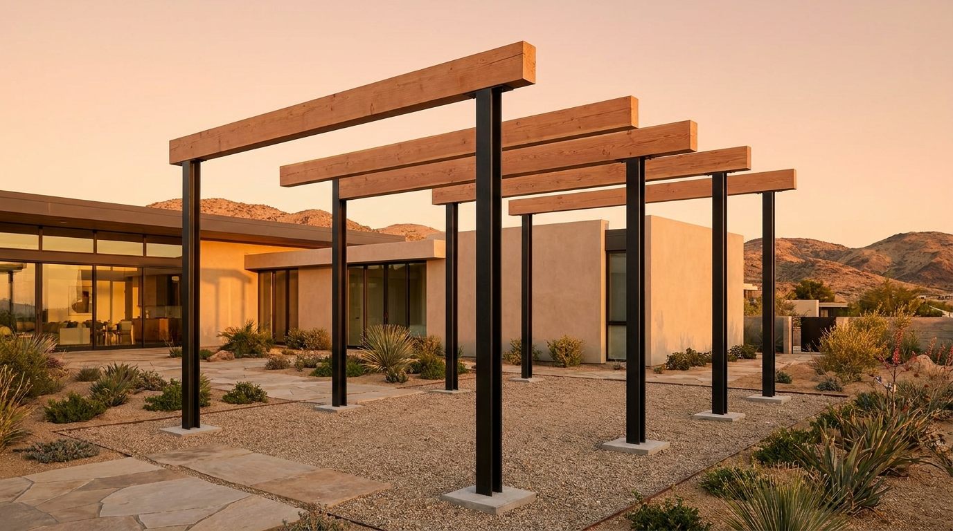 No-Knee-Brace Pergola