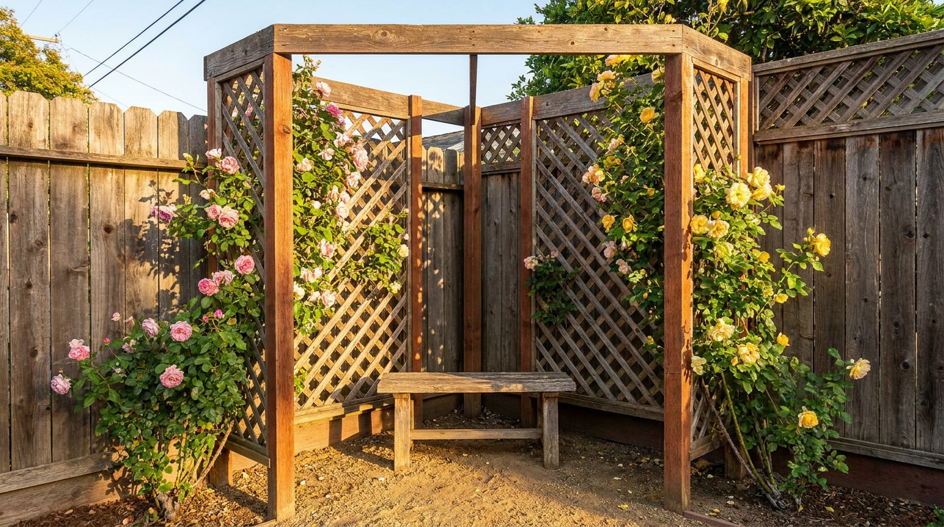 Corner Trellis Nook