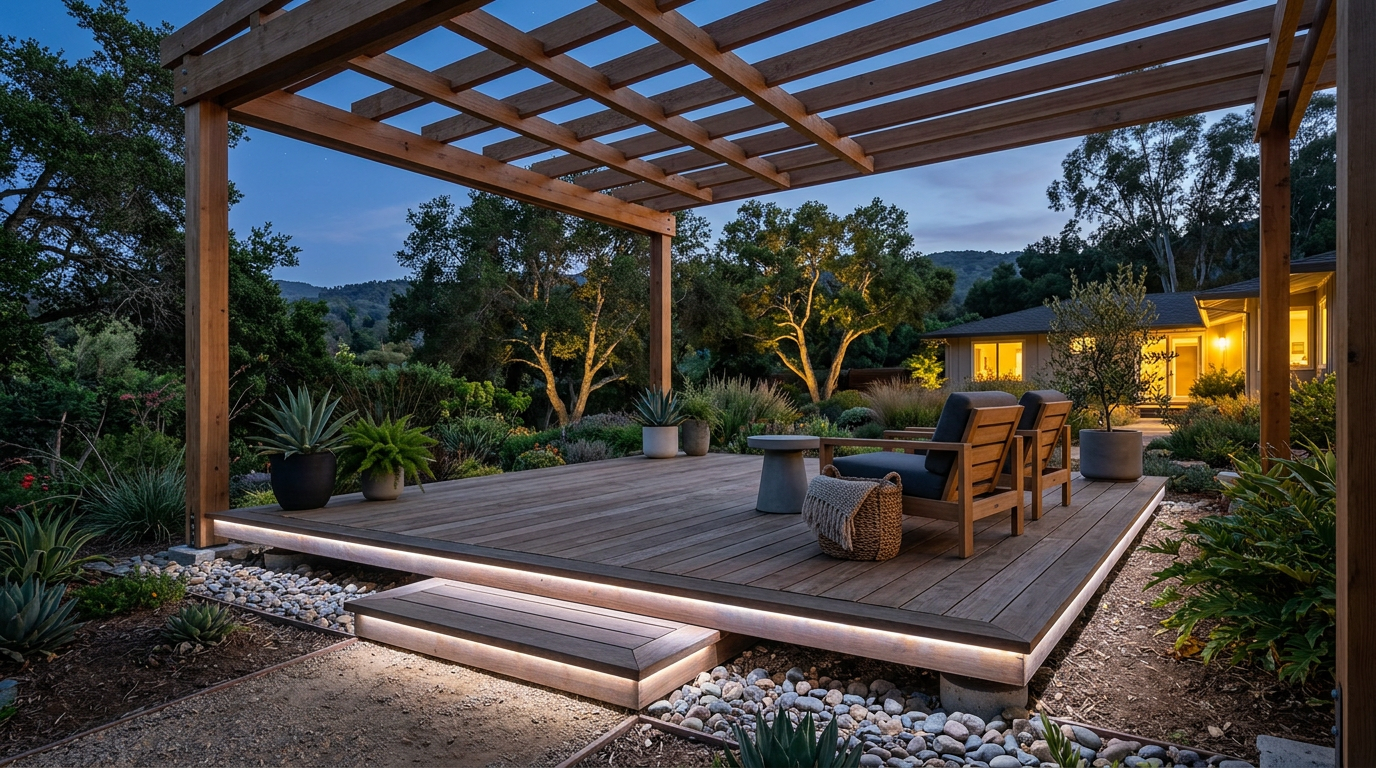 Floating Deck + Pergola