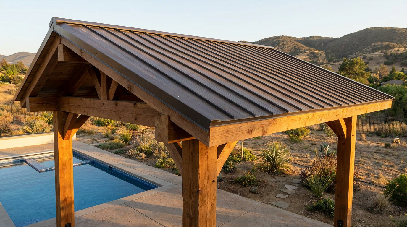 Freestanding Sloped Cover