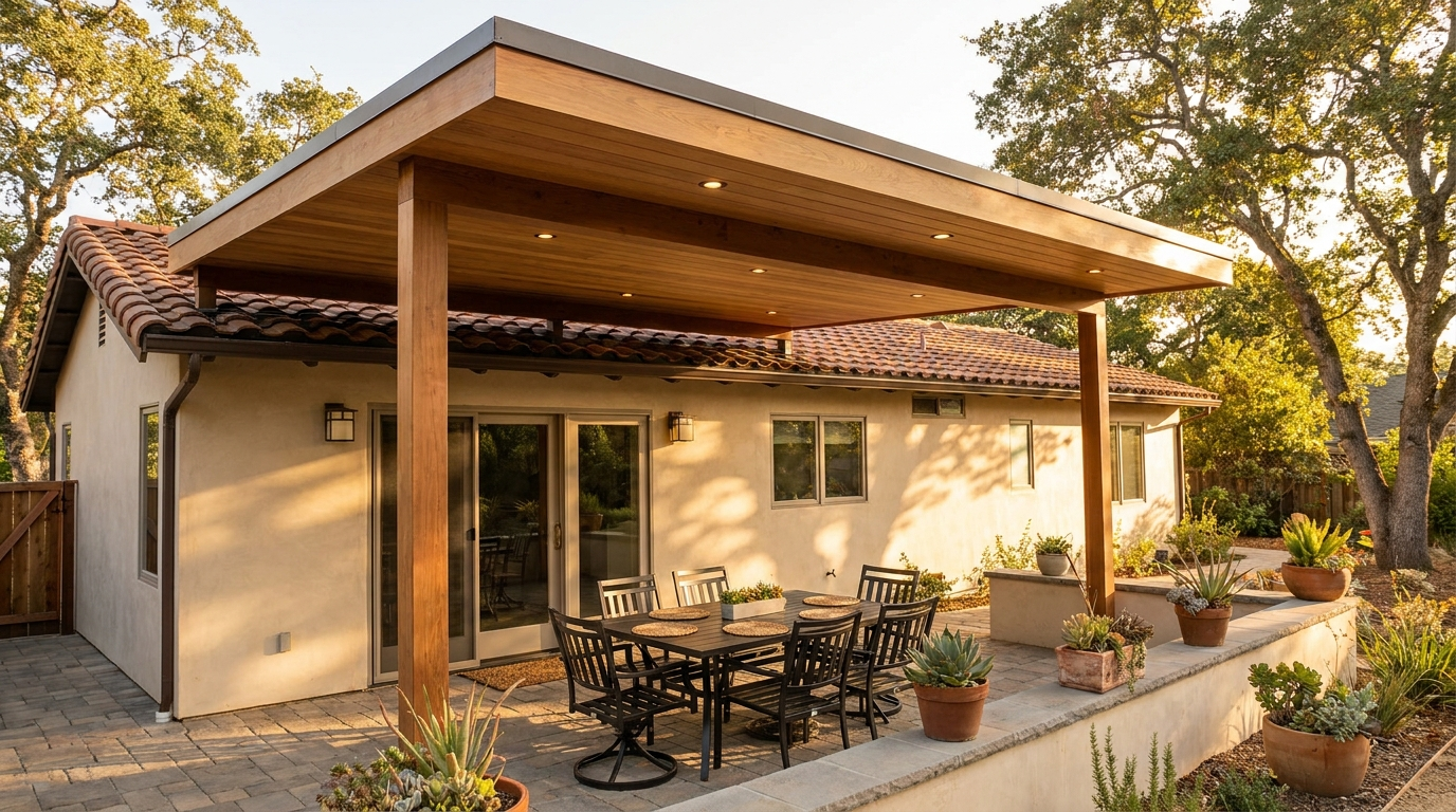 Attached Solid-Roof Cover