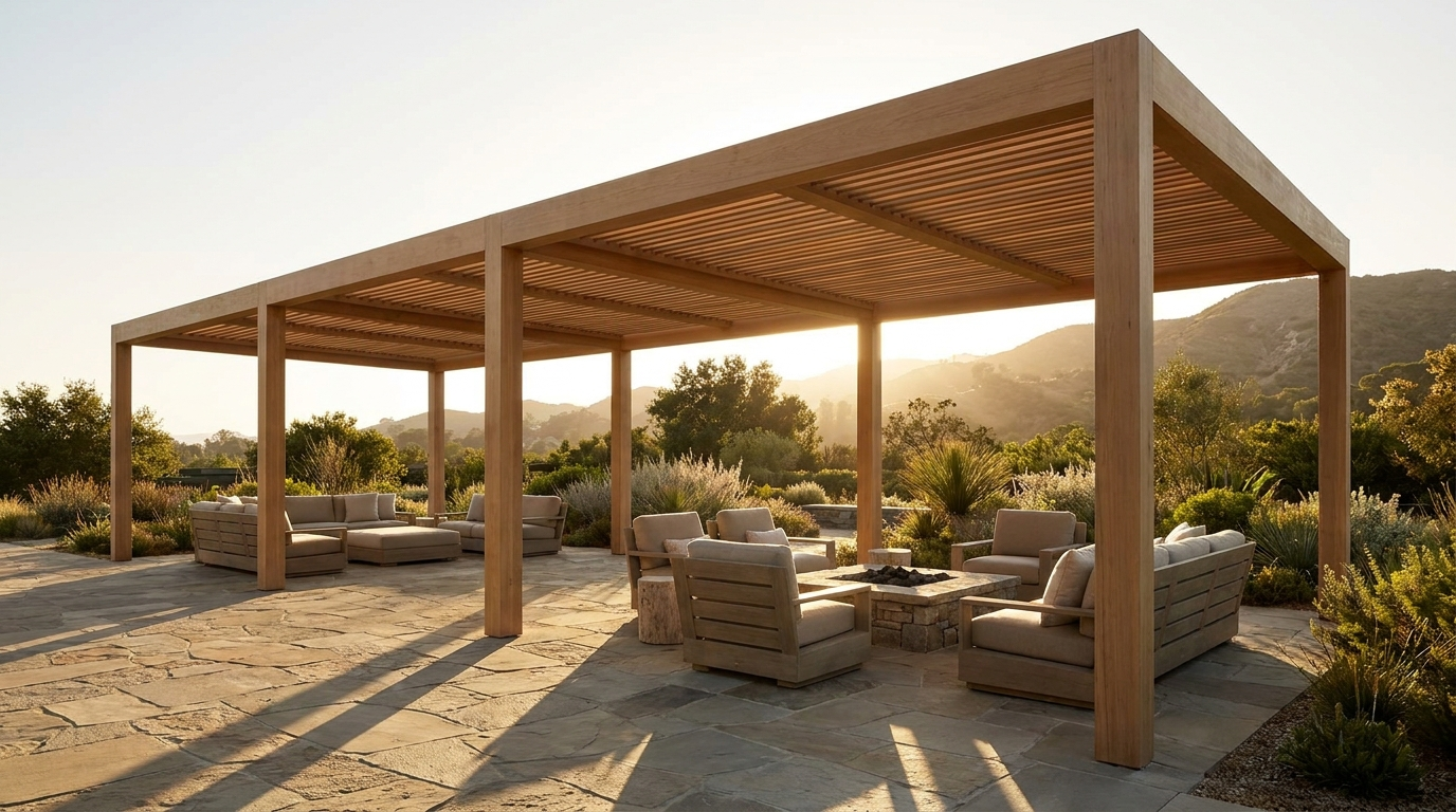 Grand Freestanding Pergola