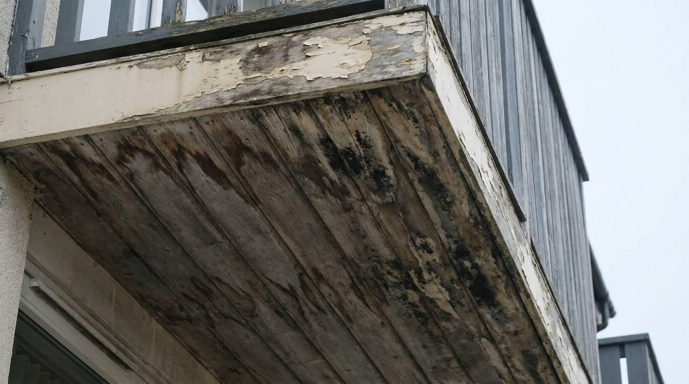Water intrusion staining