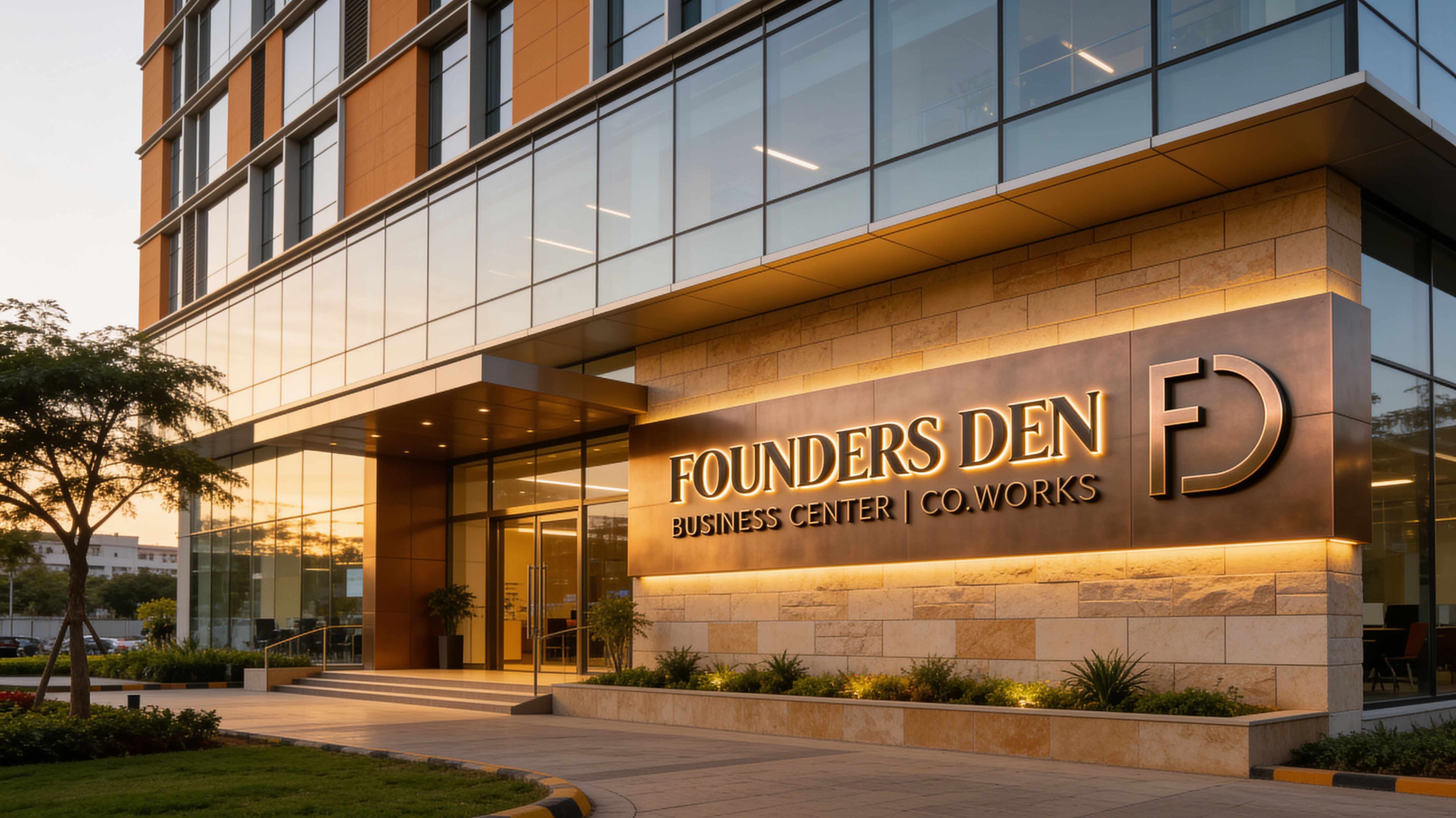 Founders Den premium business center building