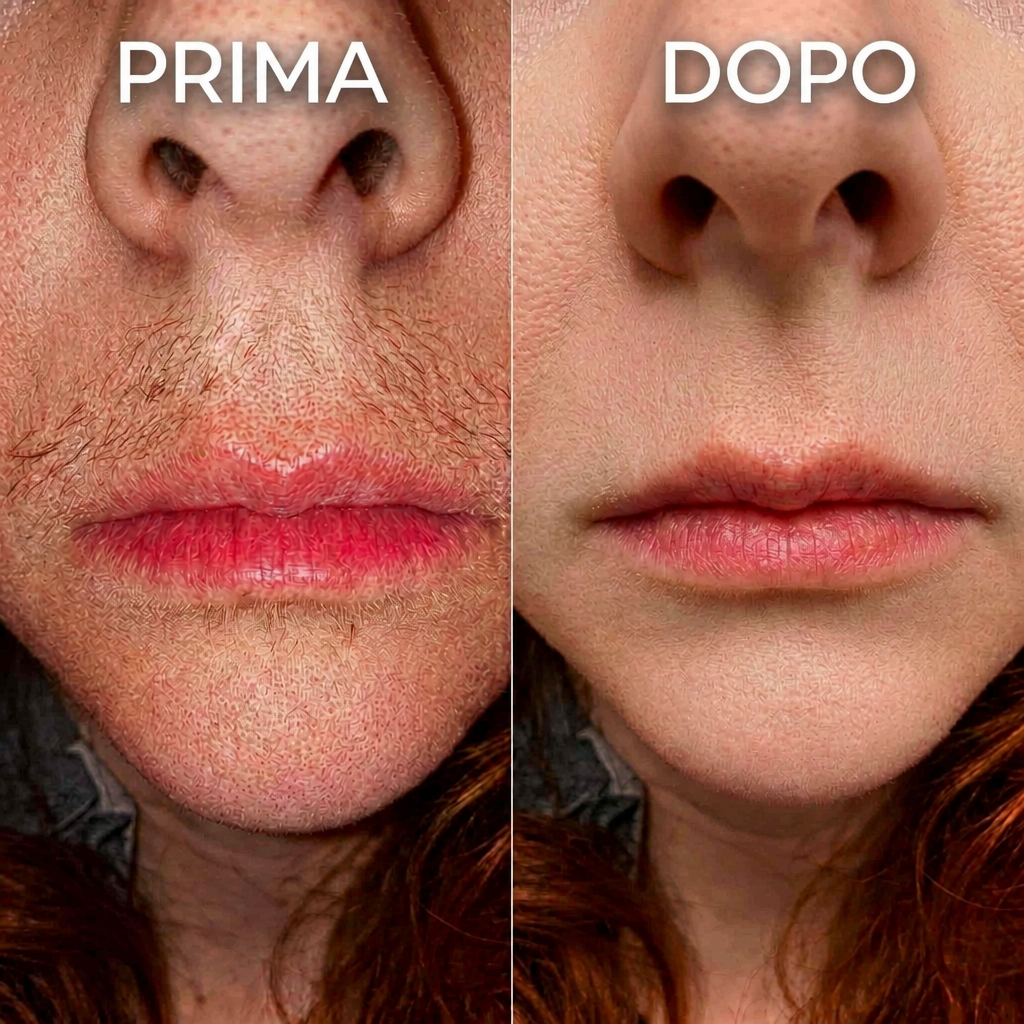 Prima e Dopo - Labbro