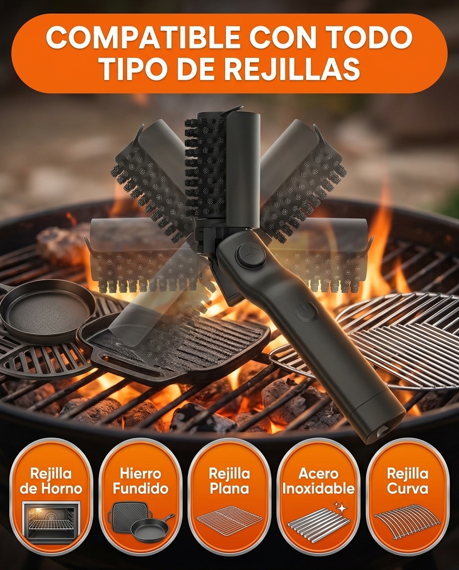 Compatible con todo tipo de rejillas