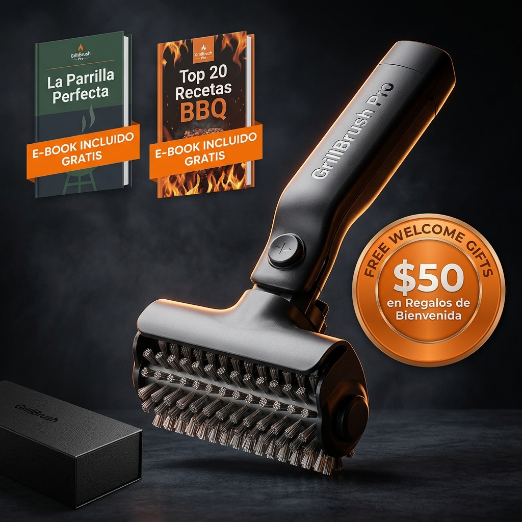 GrillBrush Pro - Cepillo Eléctrico para Parrilla