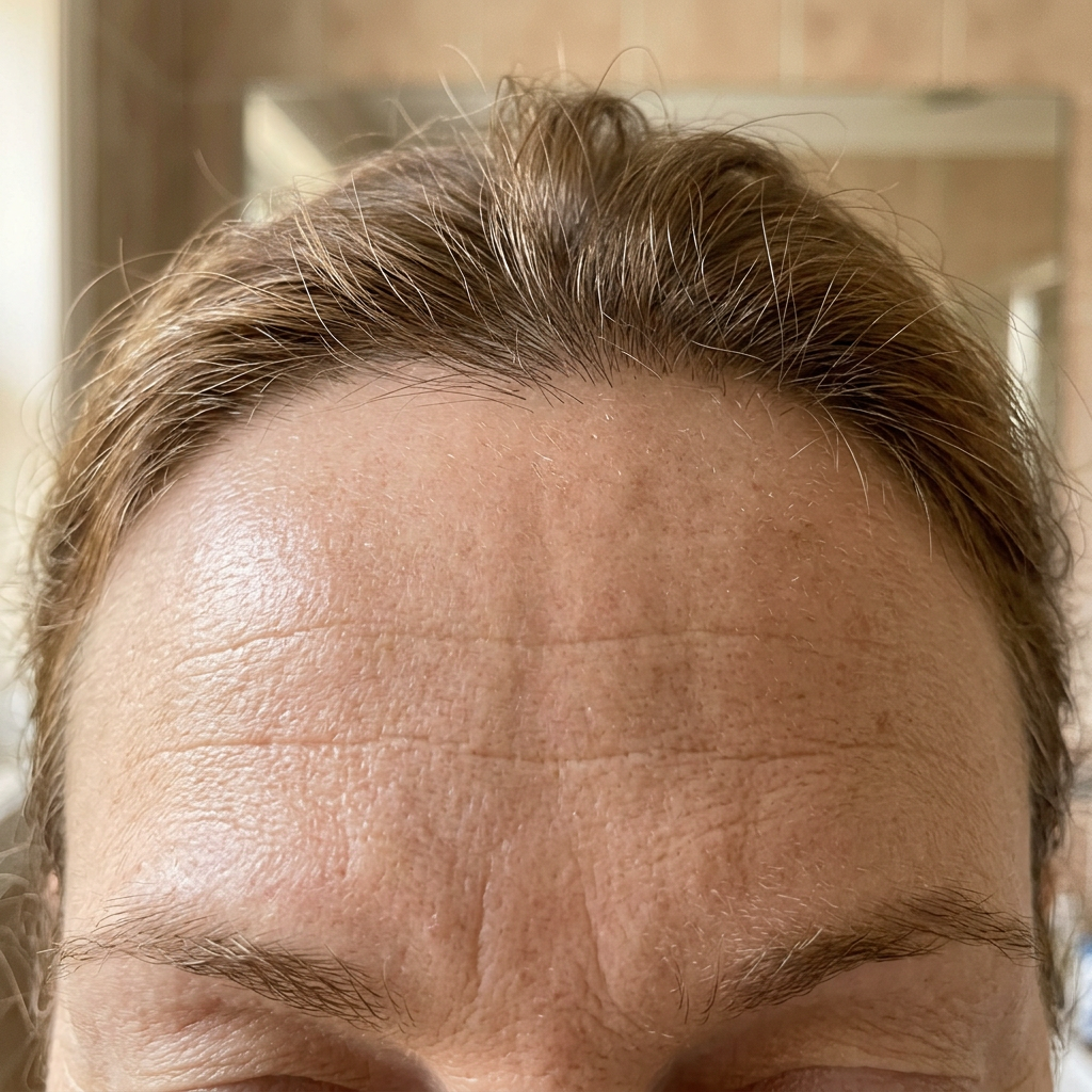 Forehead and texture
