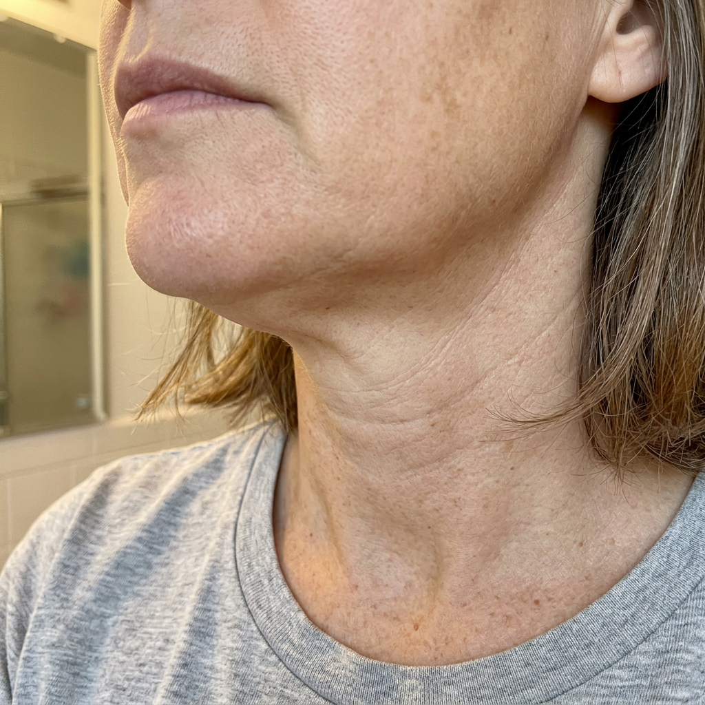 Jaw and neckline