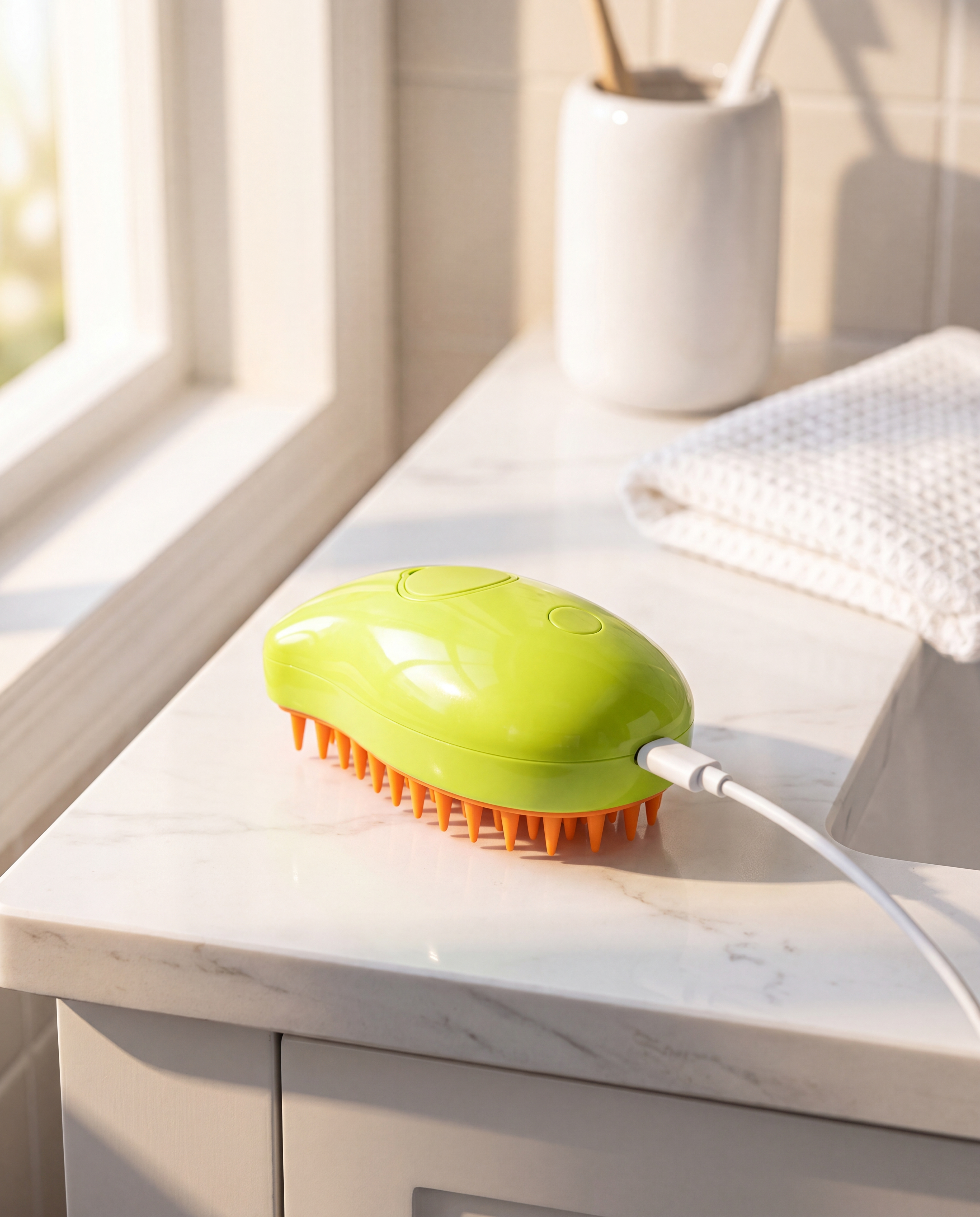 Mistipaw brush charging over USB