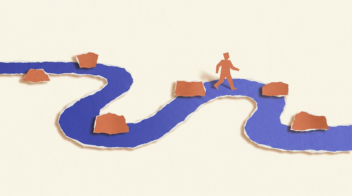 Parcours du héros narratif appliqué au storytelling B2B avec étapes successives