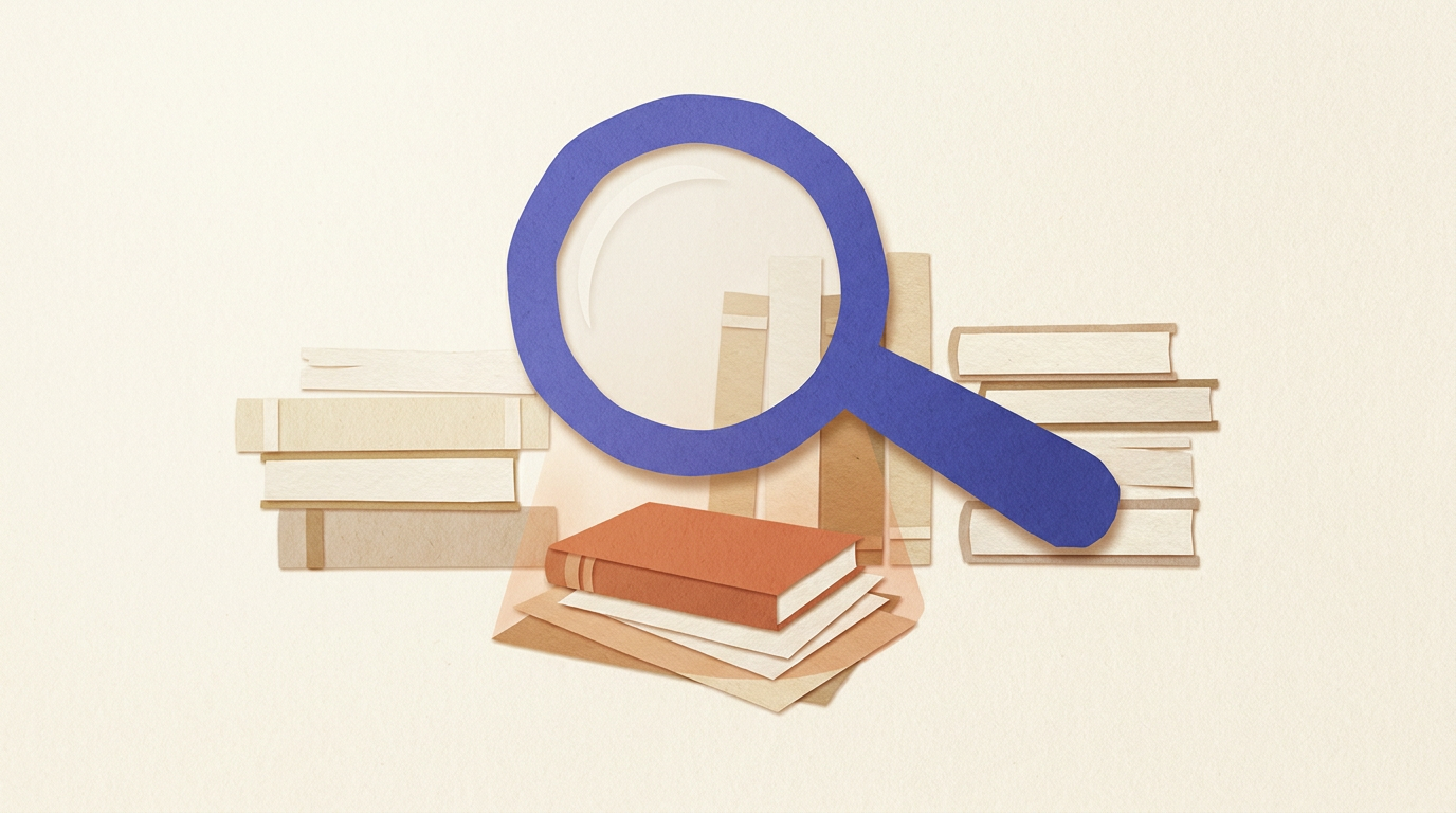 Loupe sur stacks de références documentaires pour sourcing approfondi de livre blanc