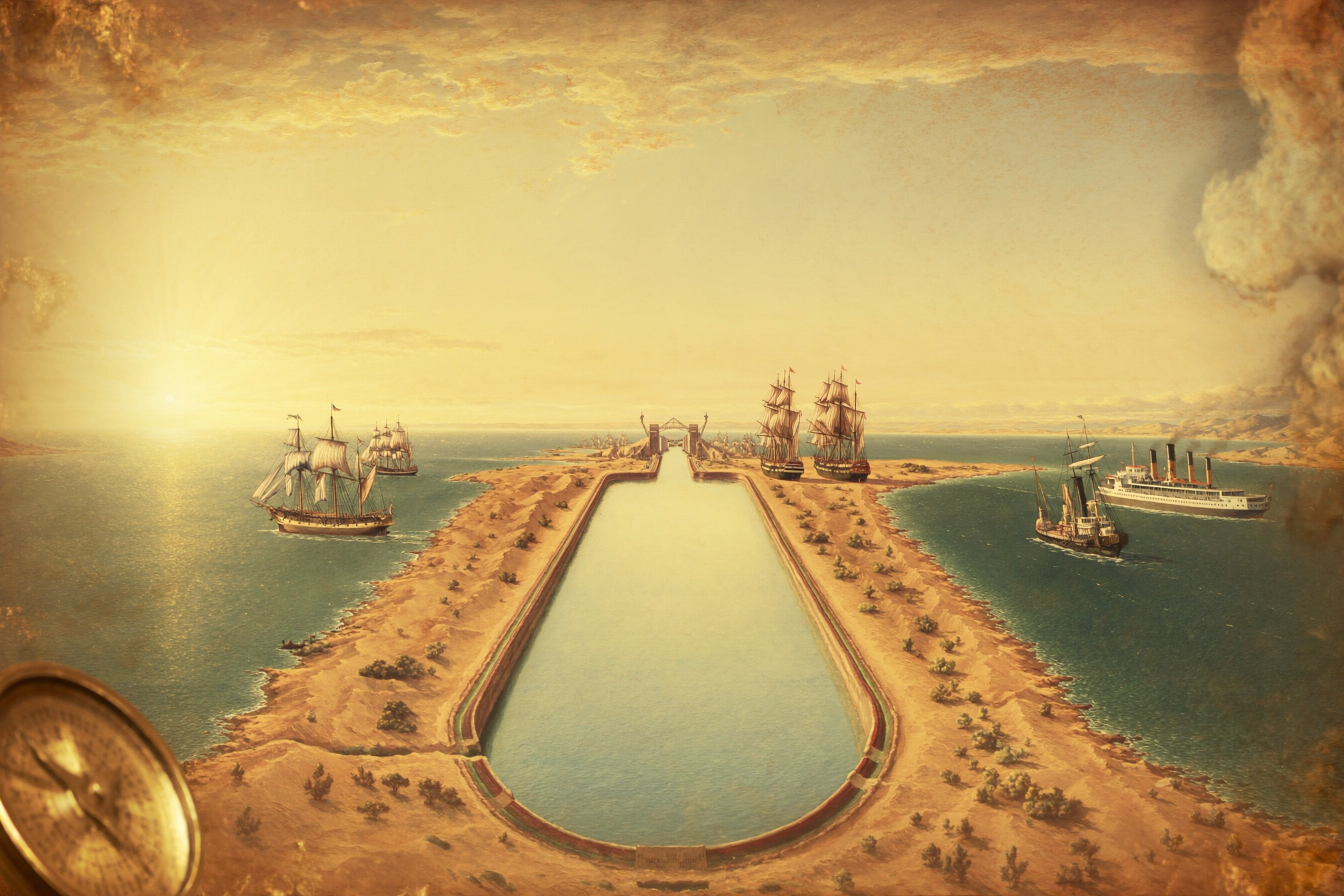 How the Suez and Panama Canals Rewired World Trade