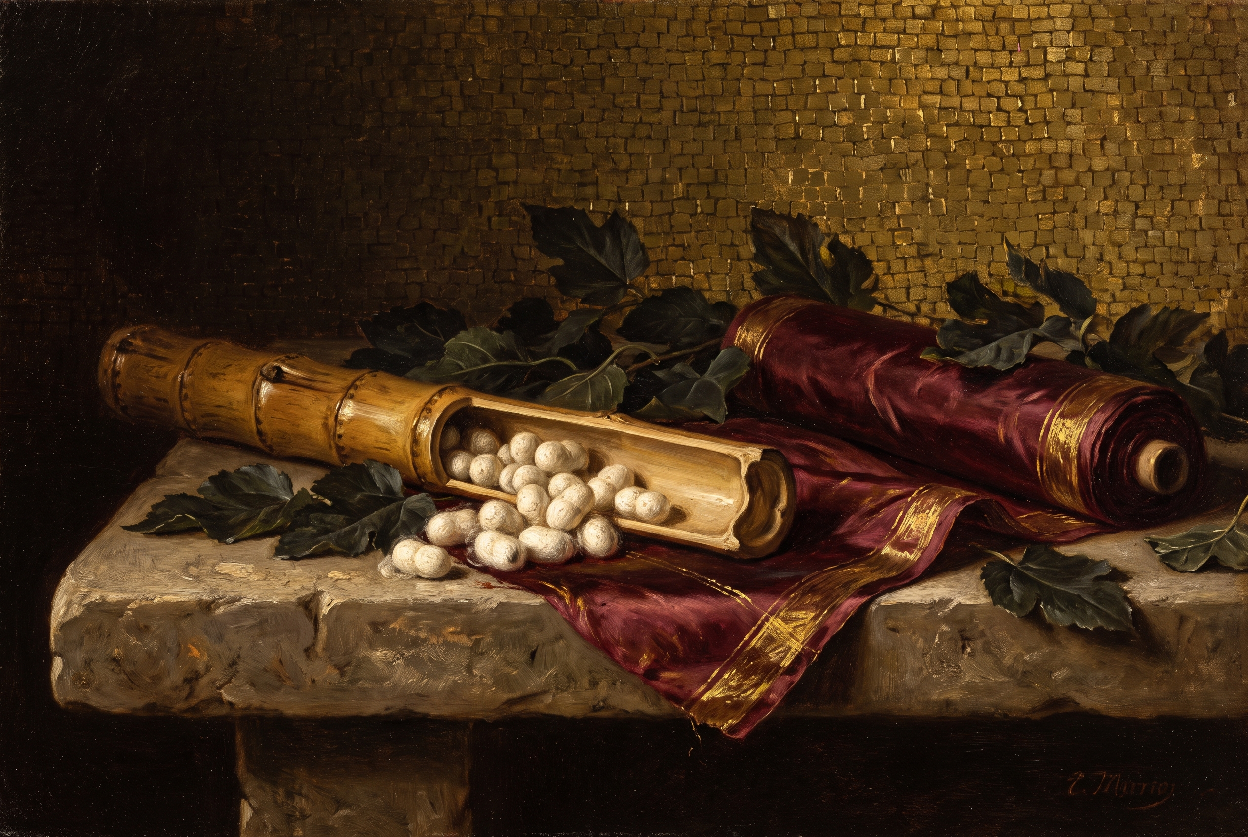 How Two Monks Smuggled the Secret of Silk Out of China