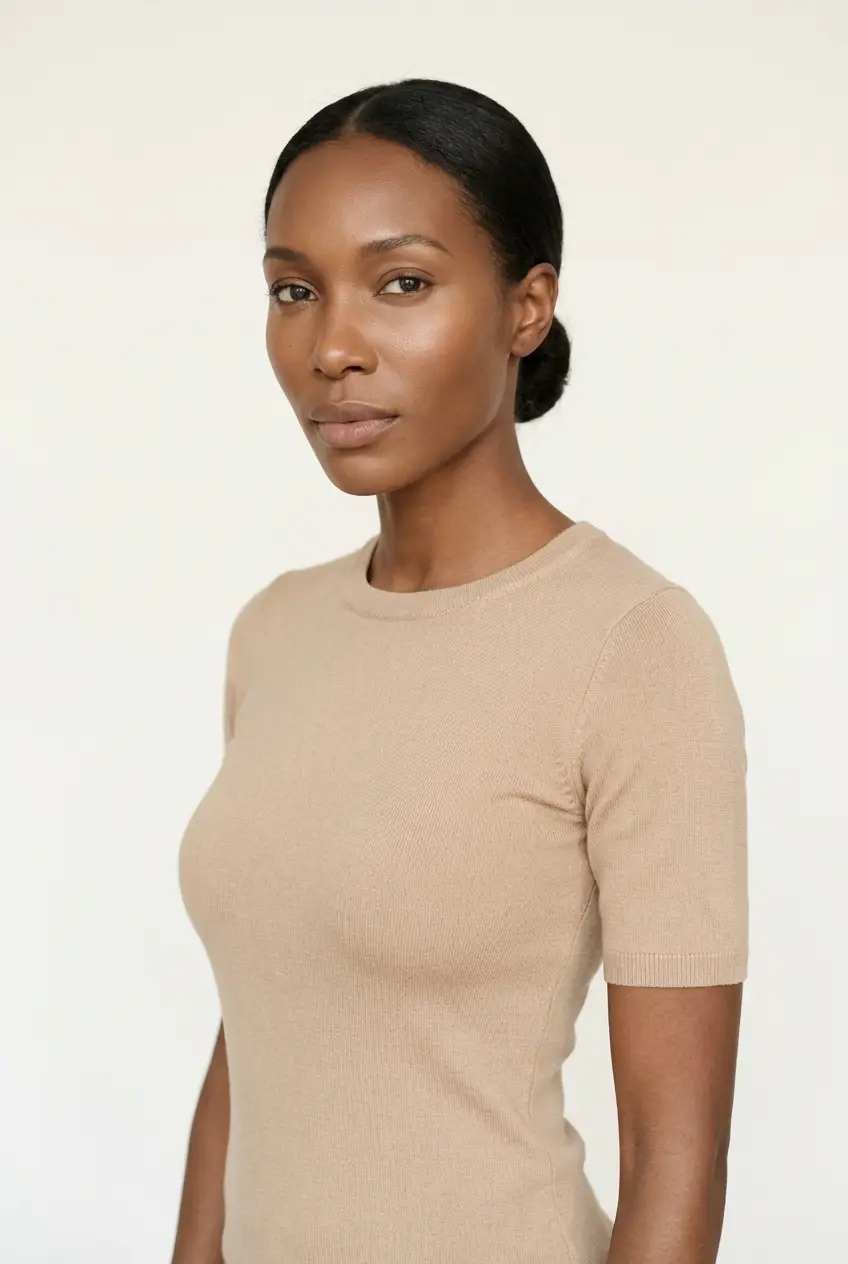 A model's natural daylight digitals portrait