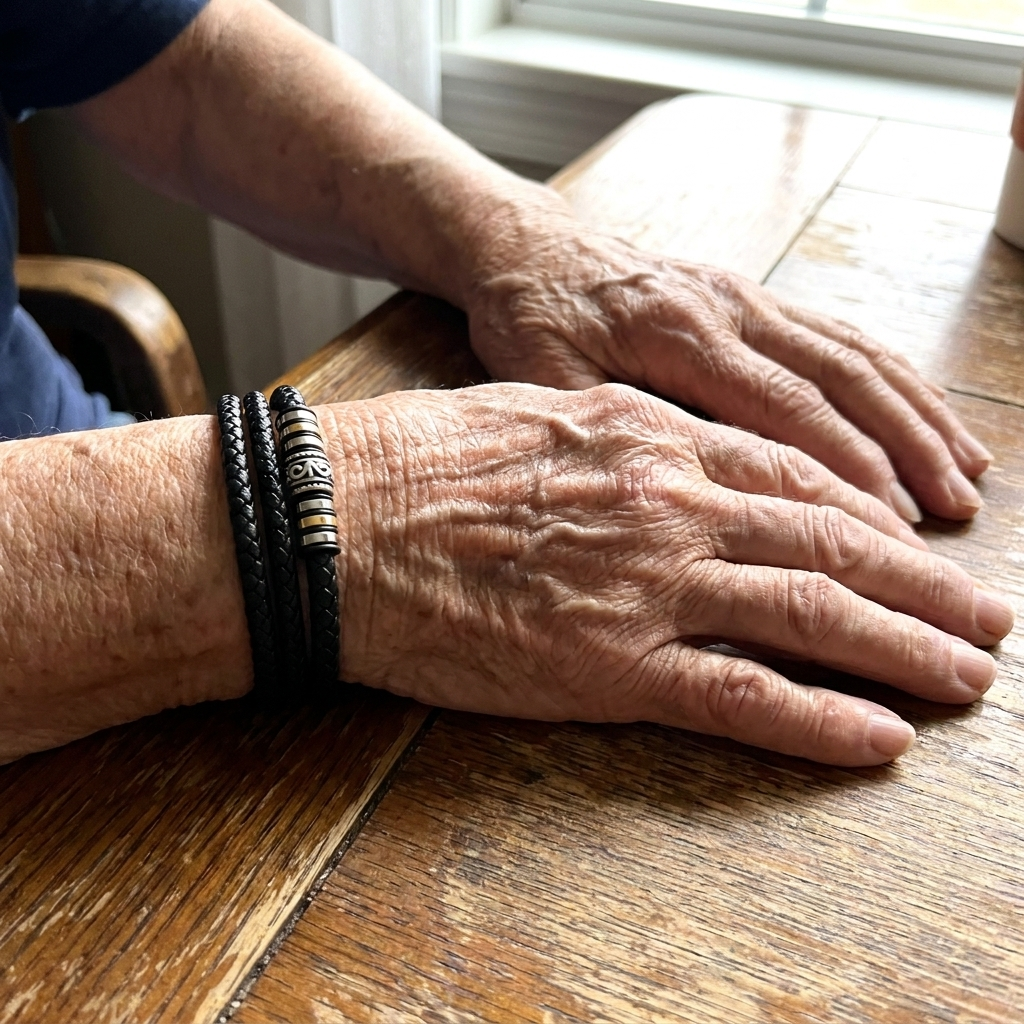 Bracelet mains âgées