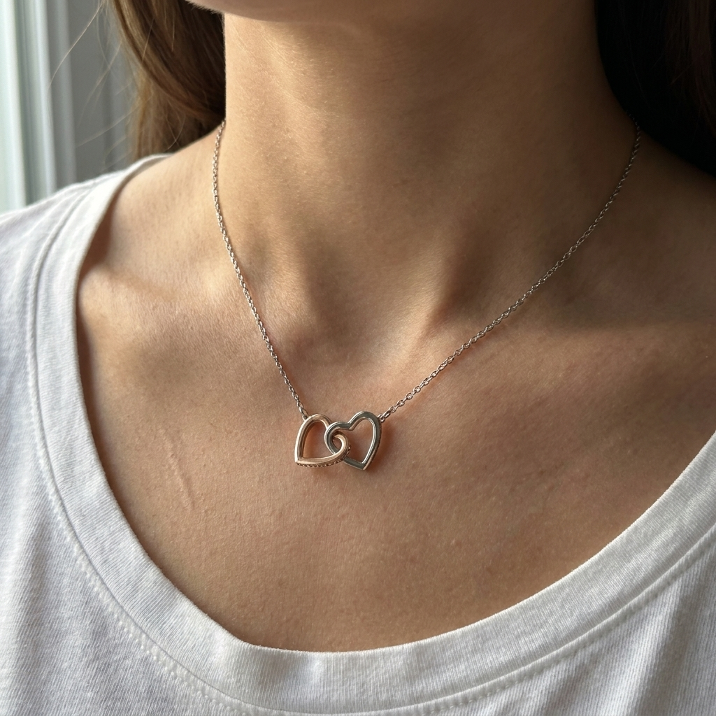 Collier porté cou