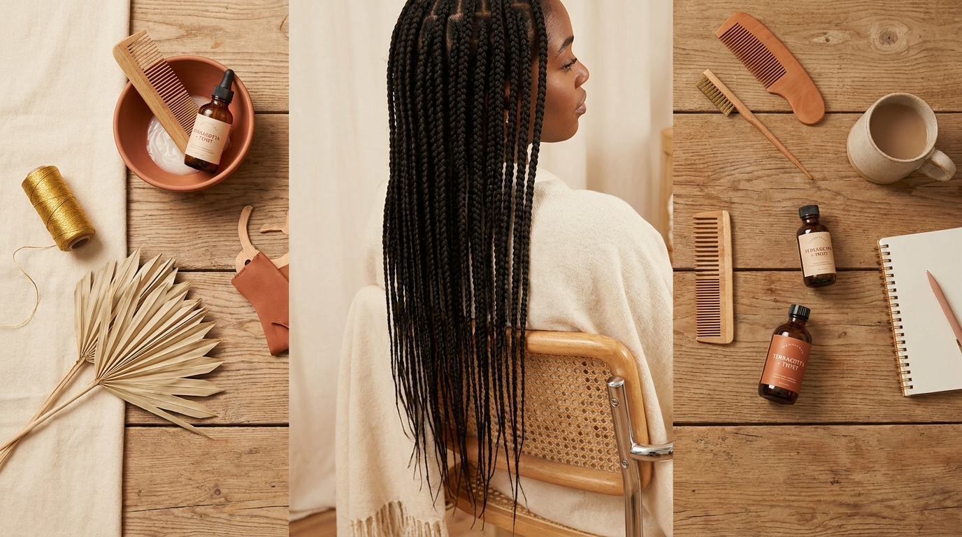 Hair braiding salon