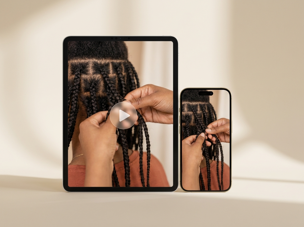 Watch-Me Video Method — braiding video course