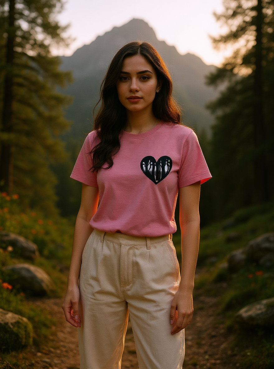 UNITY — T-Shirt Rose, Atlas Mountains