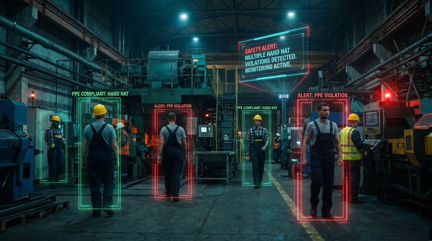 Detección EPP en industria — Skynet AI