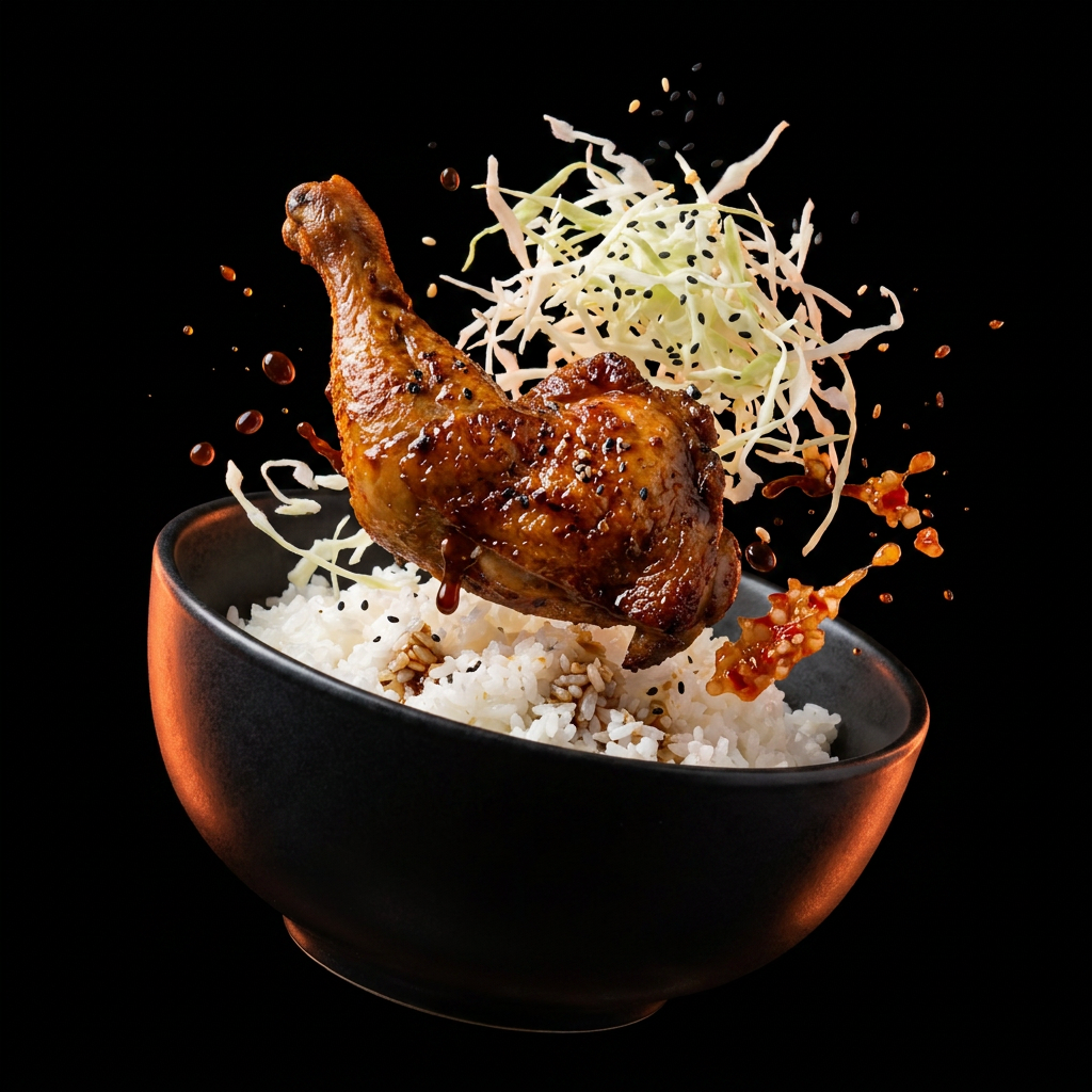 Cơm gà la hán quả