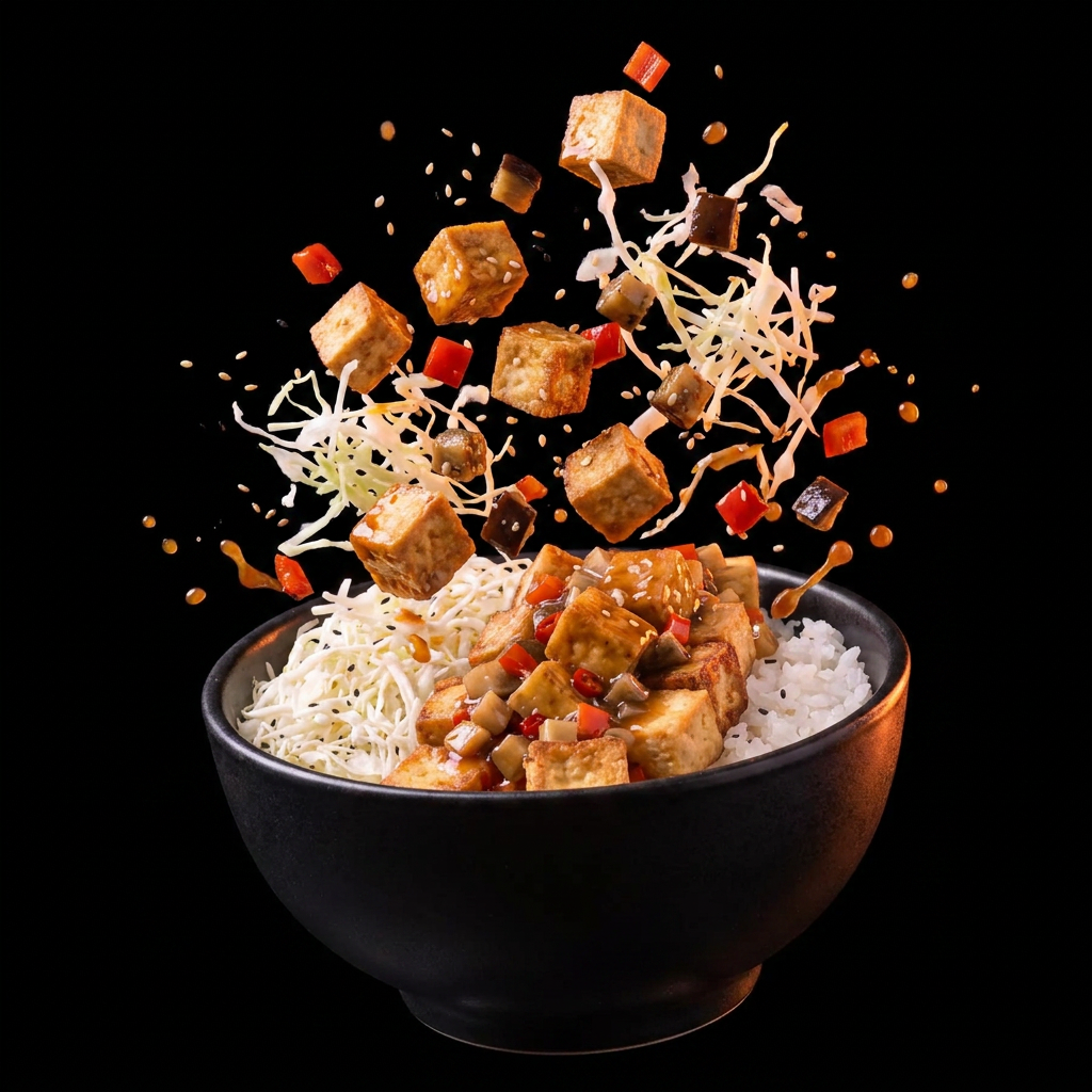 Cơm chay sốt nấm